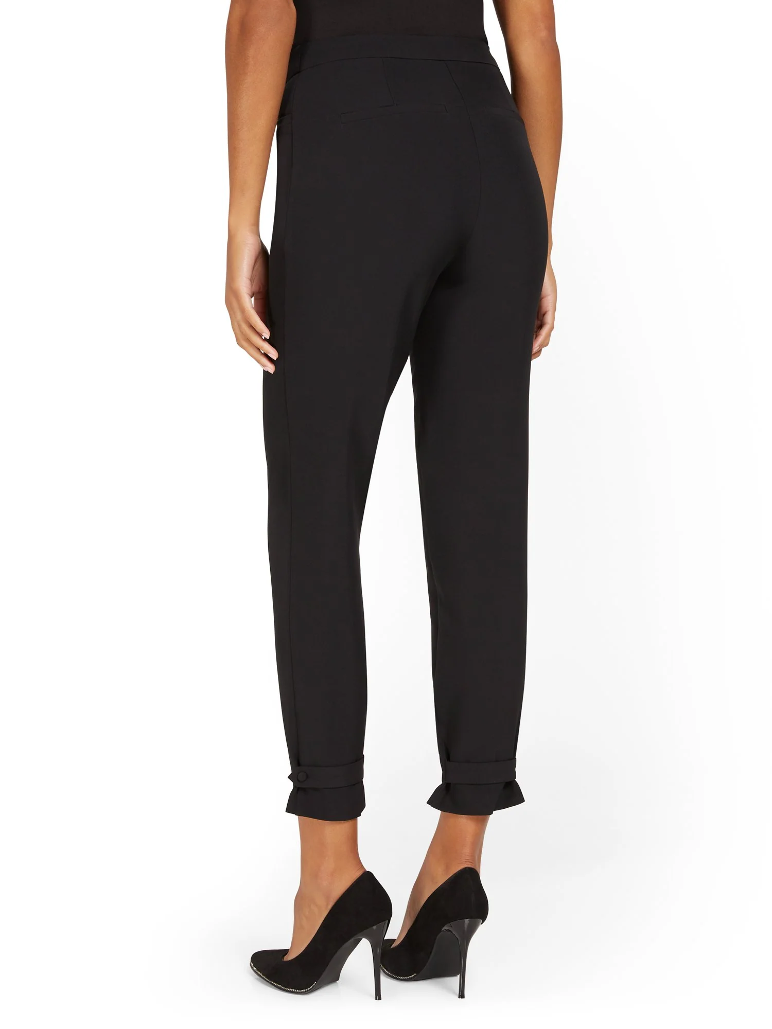 Side-Tab Slim-Leg Ankle Pant - Image 3