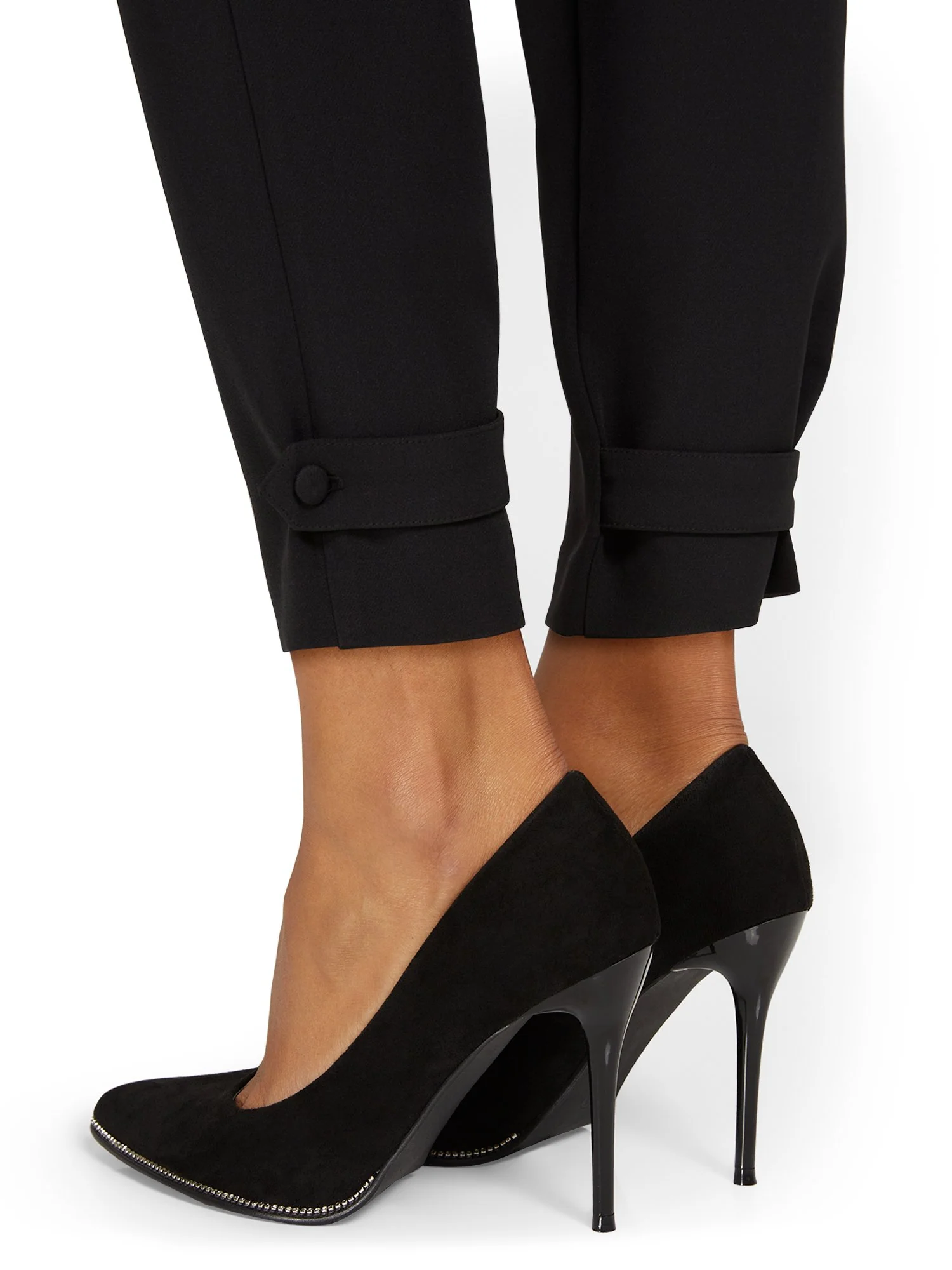 Side-Tab Slim-Leg Ankle Pant - Image 4
