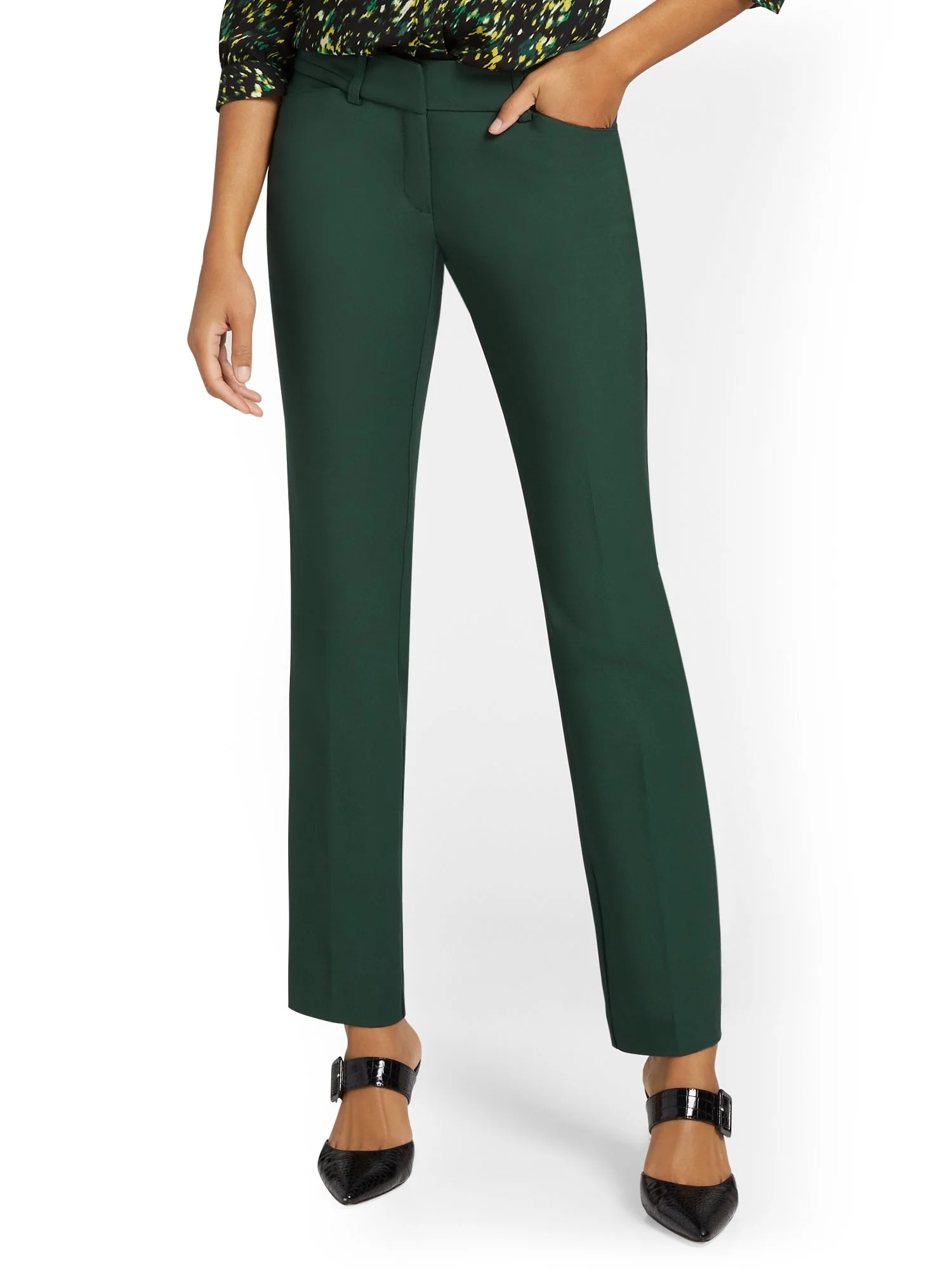 Signature Fit Straight-Leg Pant - All-Season Stretch - 7th Avenue - Image 15