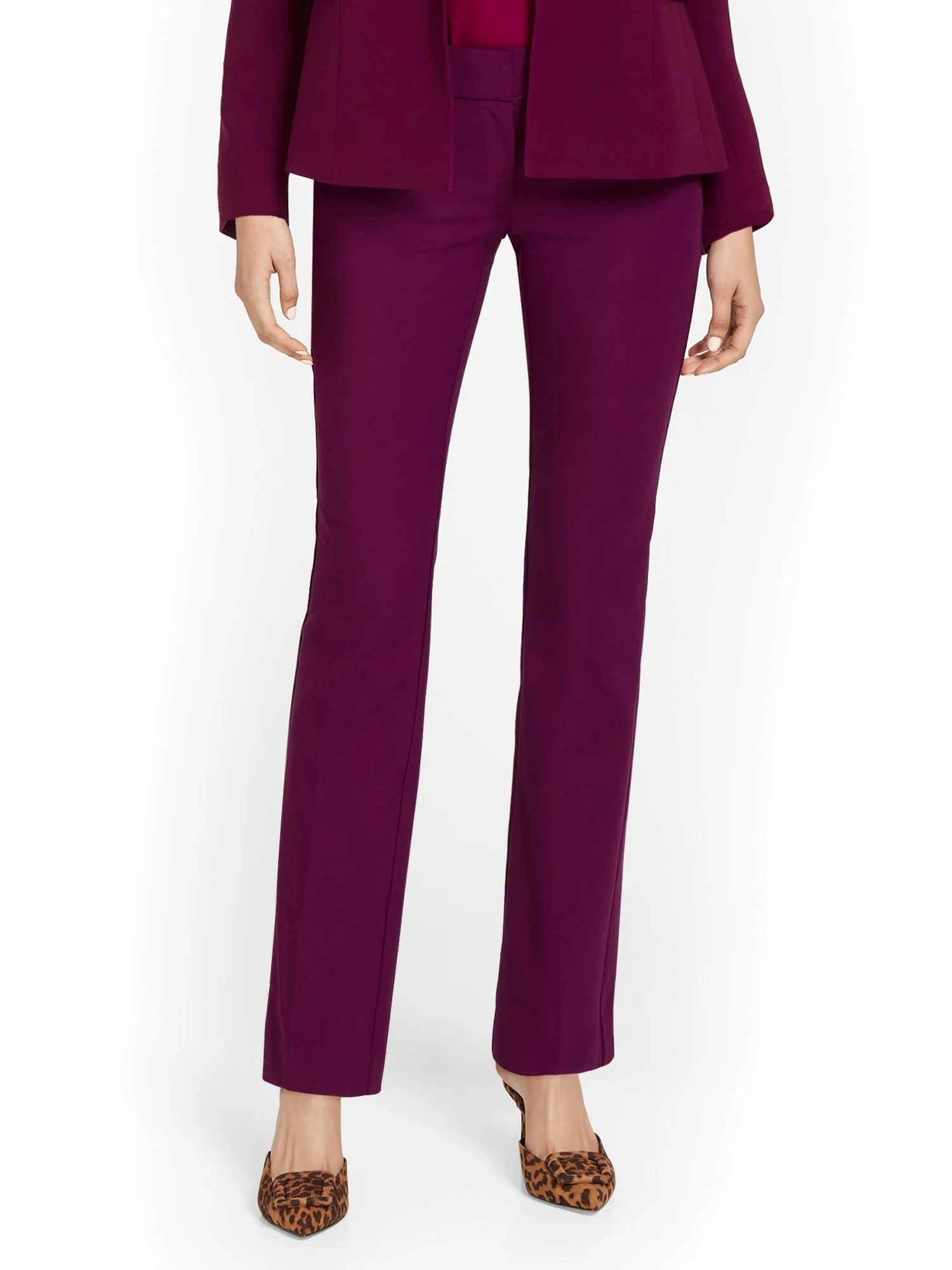 Signature Fit Straight-Leg Pant - All-Season Stretch - 7th Avenue - Image 19