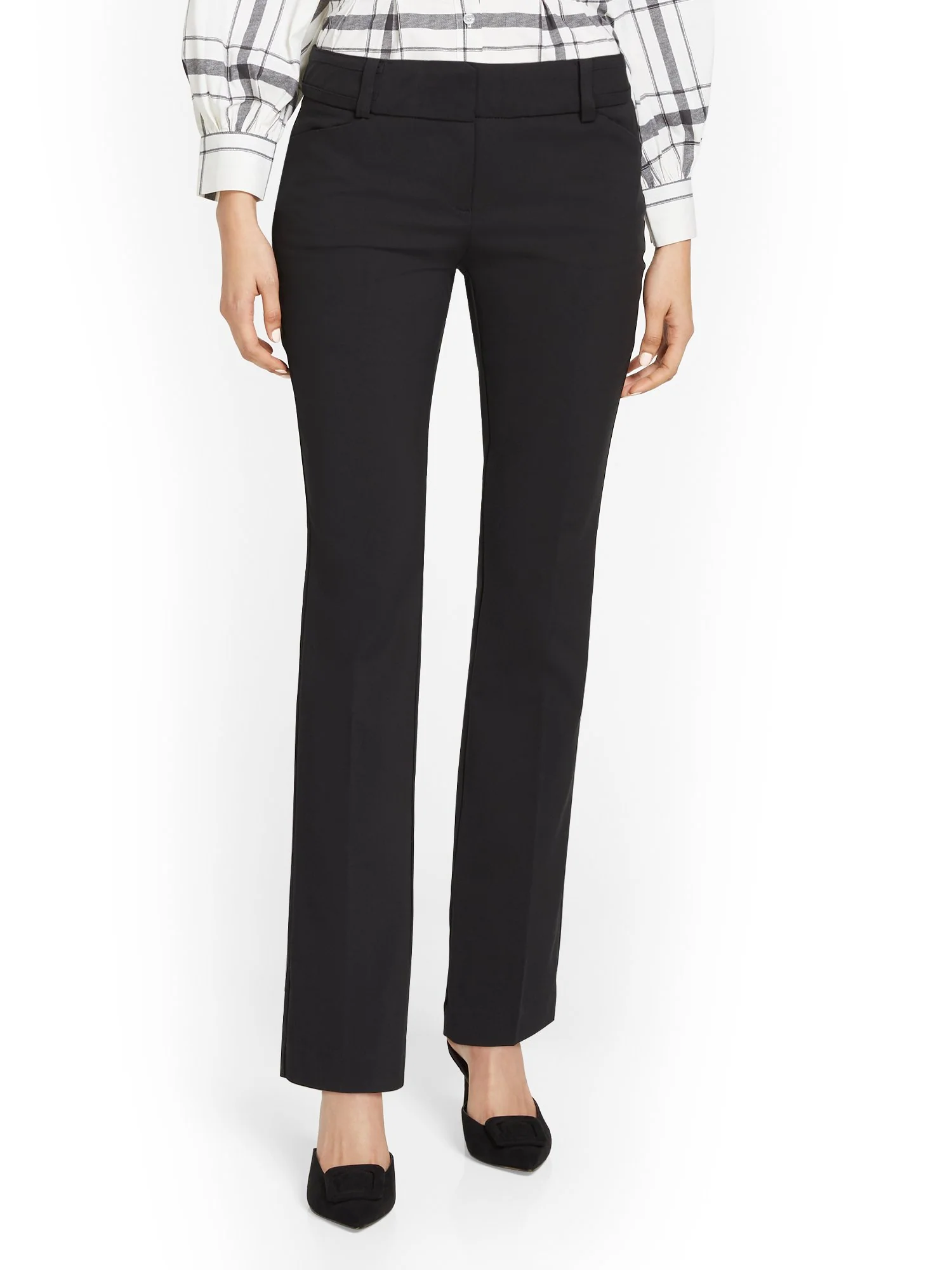 Signature Fit Straight-Leg Pant - All-Season Stretch - 7th Avenue - Image 2