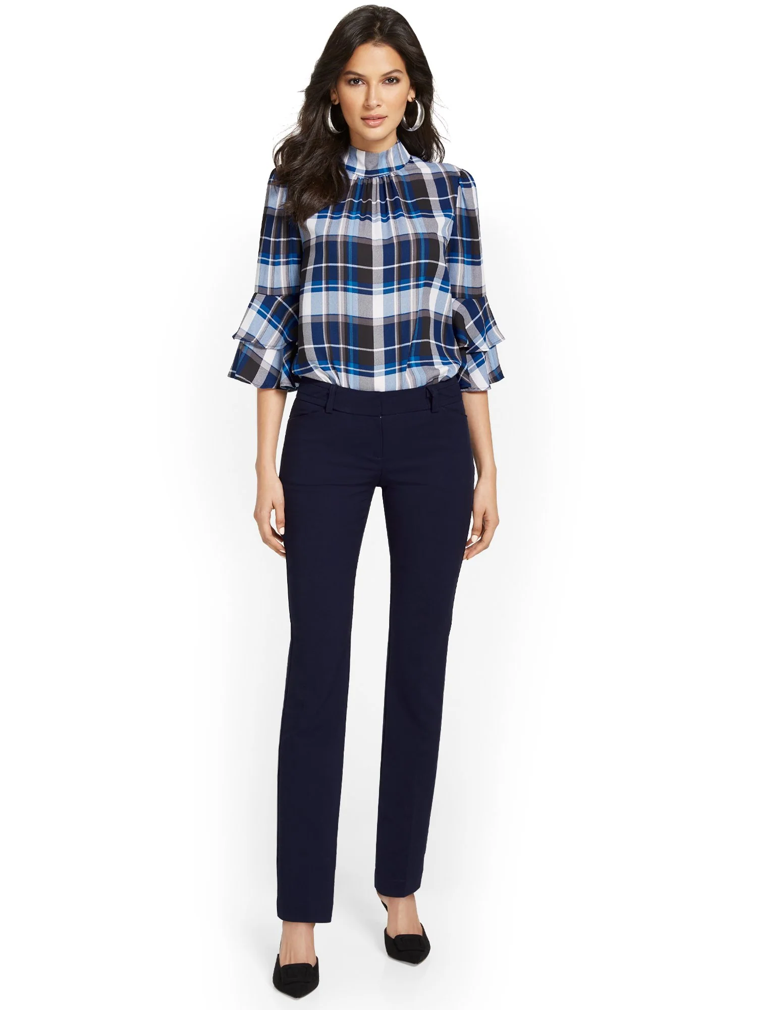 Signature Fit Straight-Leg Pant - All-Season Stretch - 7th Avenue - Image 8