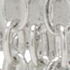 Silver-Tone Chain Hoop Earrings - Image 3