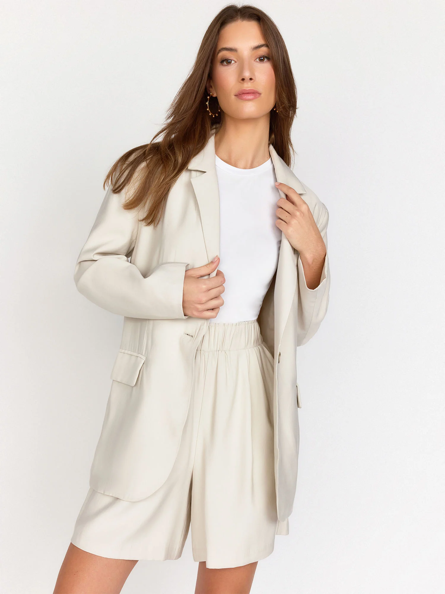 Sans Souci Single Button Boyfriend Blazer - Brands We Love - Image 4