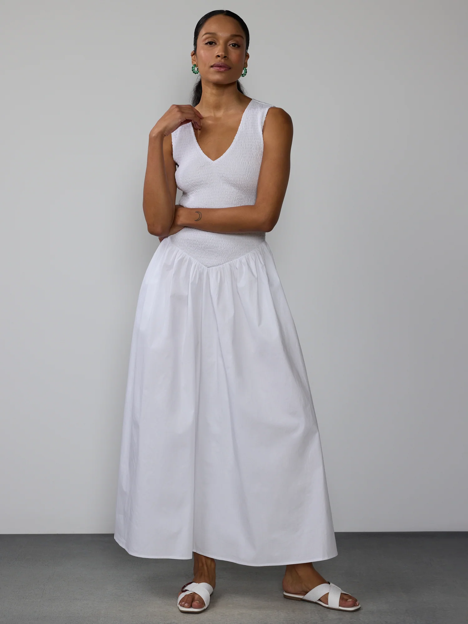 Drop Waist Corset Style Maxi Dress - Image 6