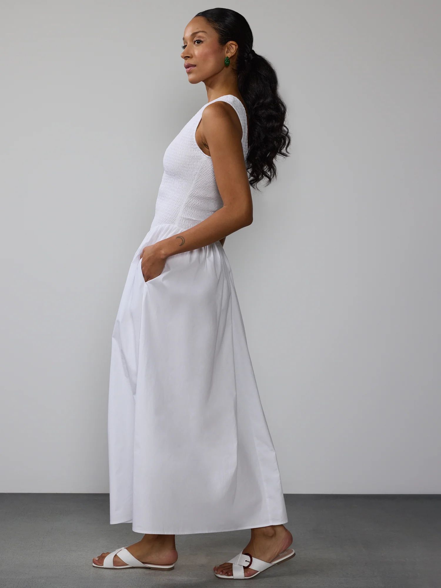 Drop Waist Corset Style Maxi Dress - Image 7