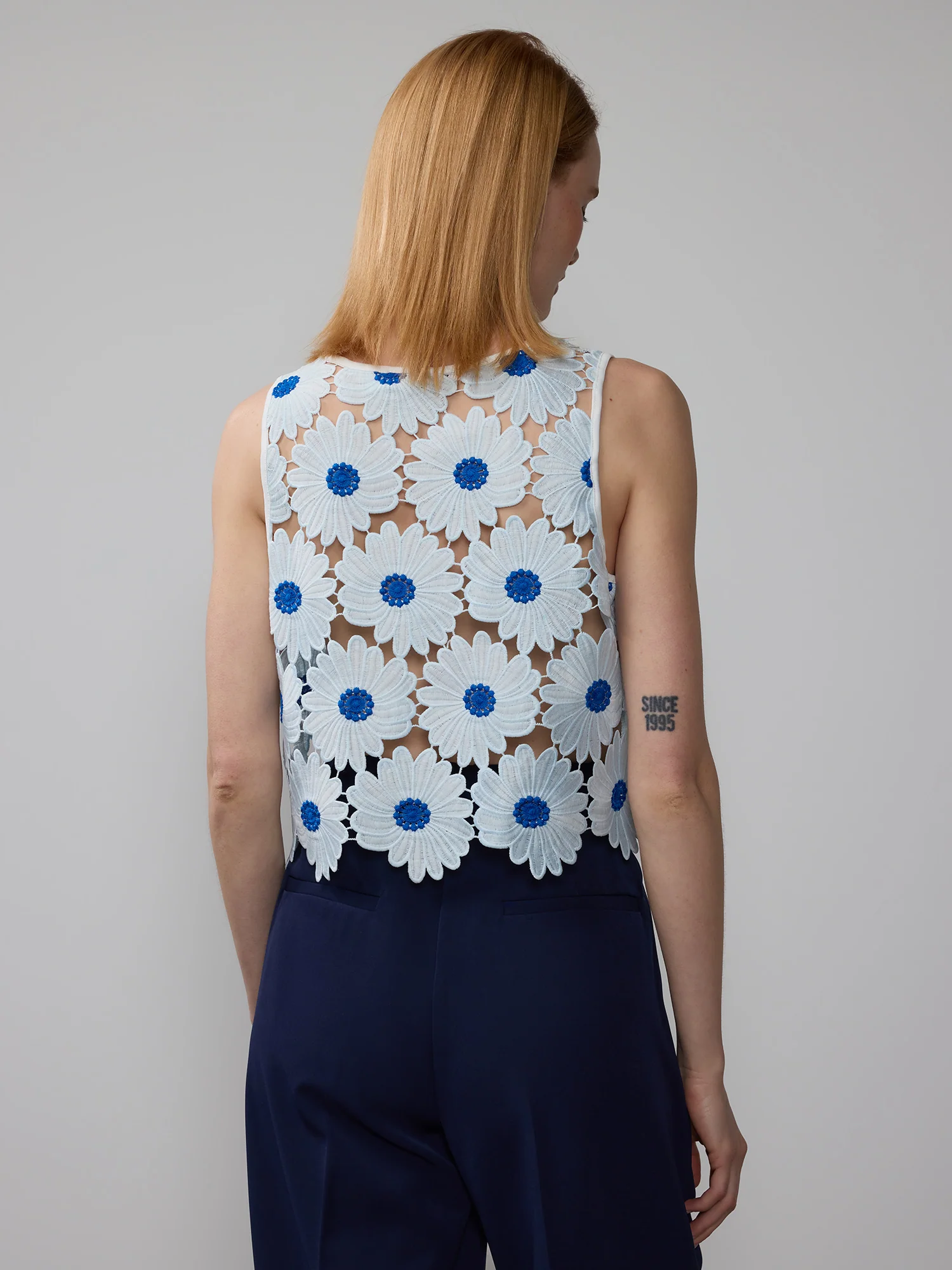 Floral Lace Tank Top - Image 3