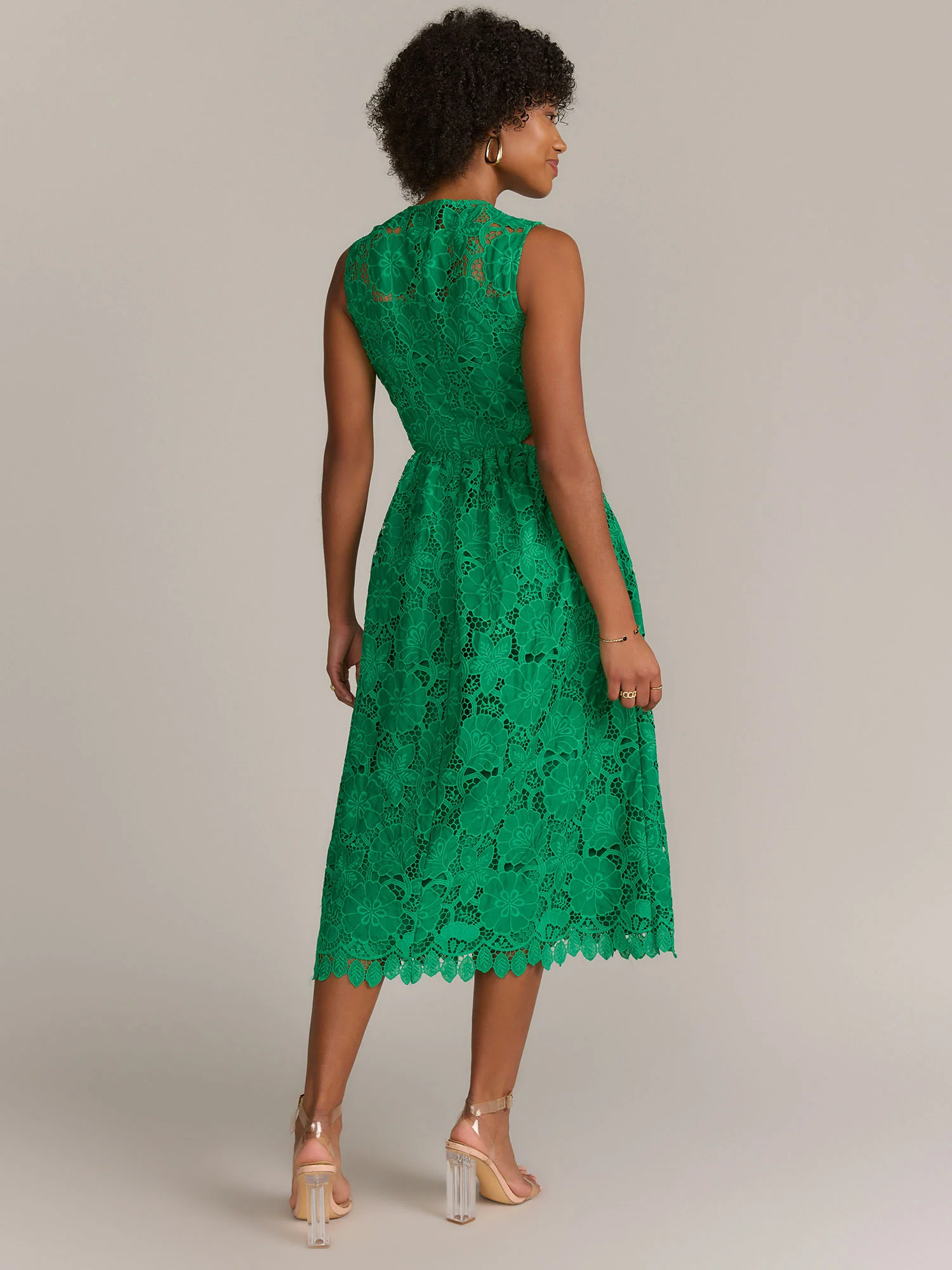 Just Me Cutout Lace A-Line Dress - Brands We Love - Image 3