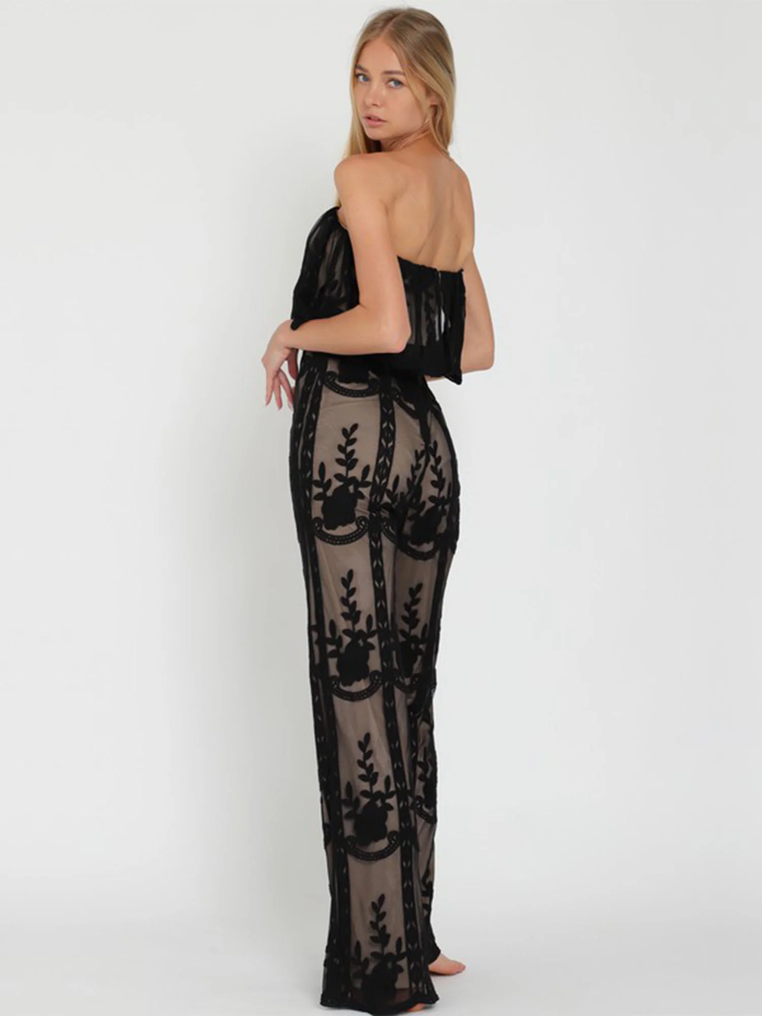 Aakaa Strapless Lace Jumpsuit - Brands We Love - Image 5