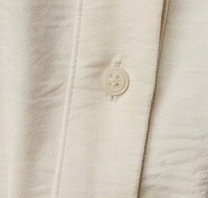 Sleeveless Mandrian Collar Crepe Drawstring Pull Shirt - Image 4