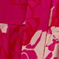 Sleeveless Belted Floral Midi Dress - Image 5