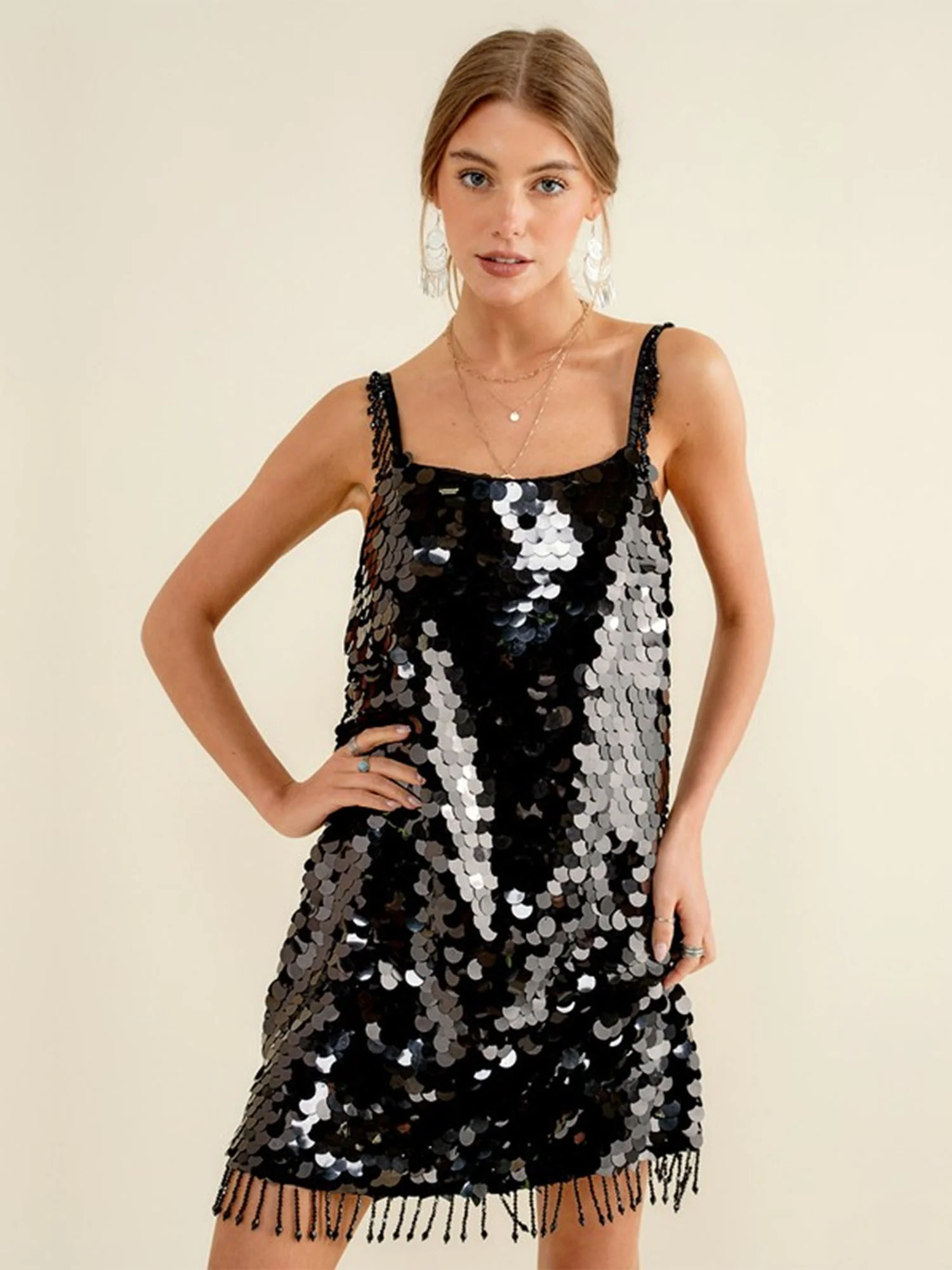 Blue B Sleeveless Sequin Mini Dress - Brands We Love