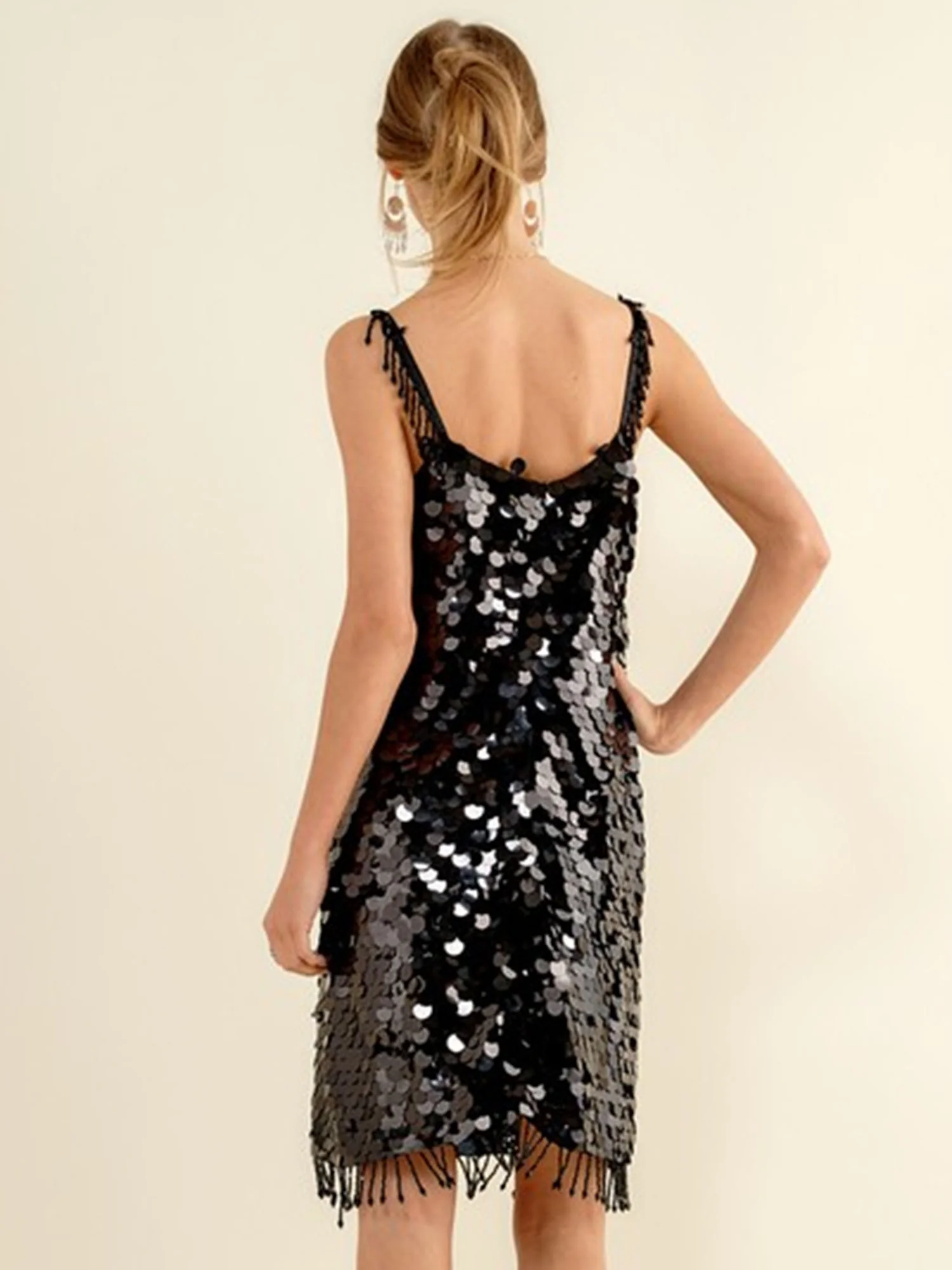 Blue B Sleeveless Sequin Mini Dress - Brands We Love - Image 5