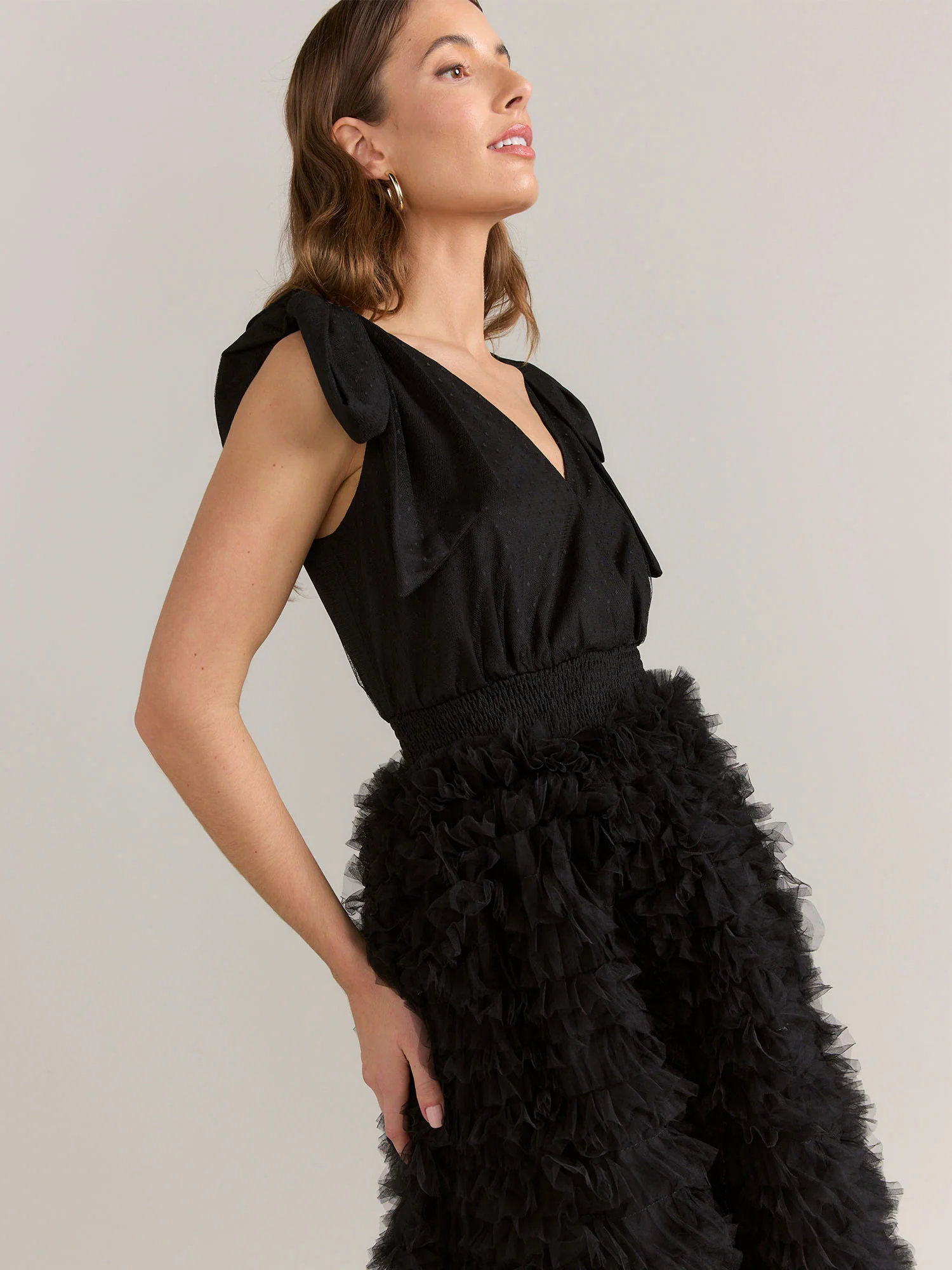Just Me Sleeveless Ruffled Dress - Brands We Love - Image 2