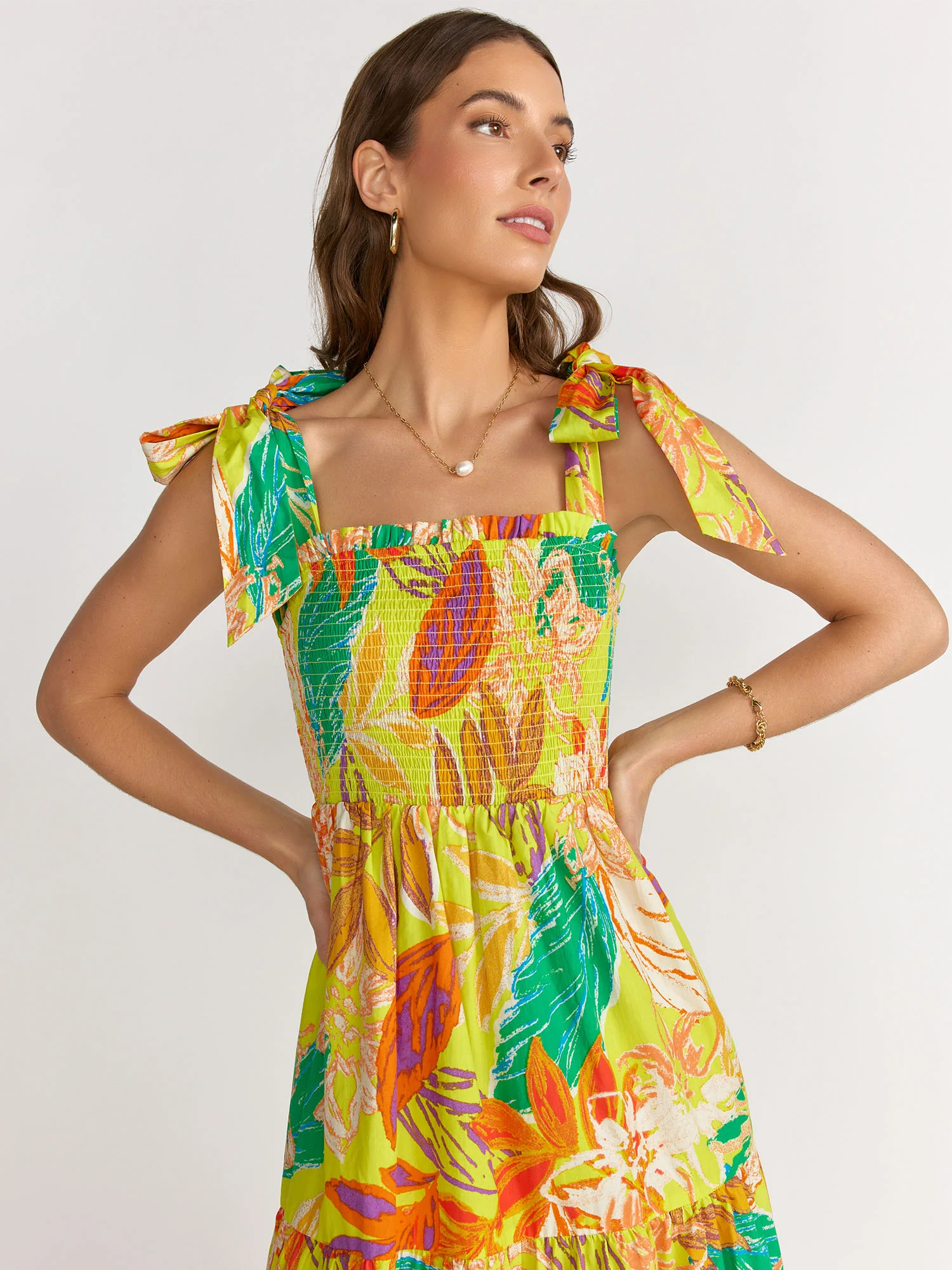 Flying Tomato Sleeveless Tropical Print Maxi Dress - Brands We Love - Image 2