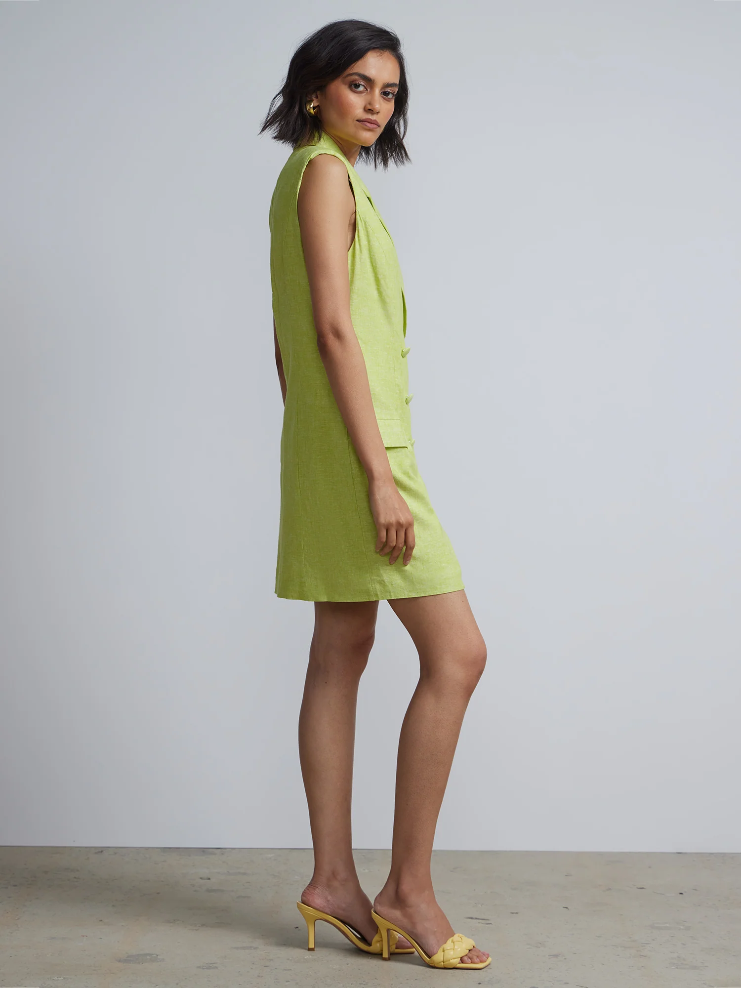 Sleeveless Blazer Dress - Image 2