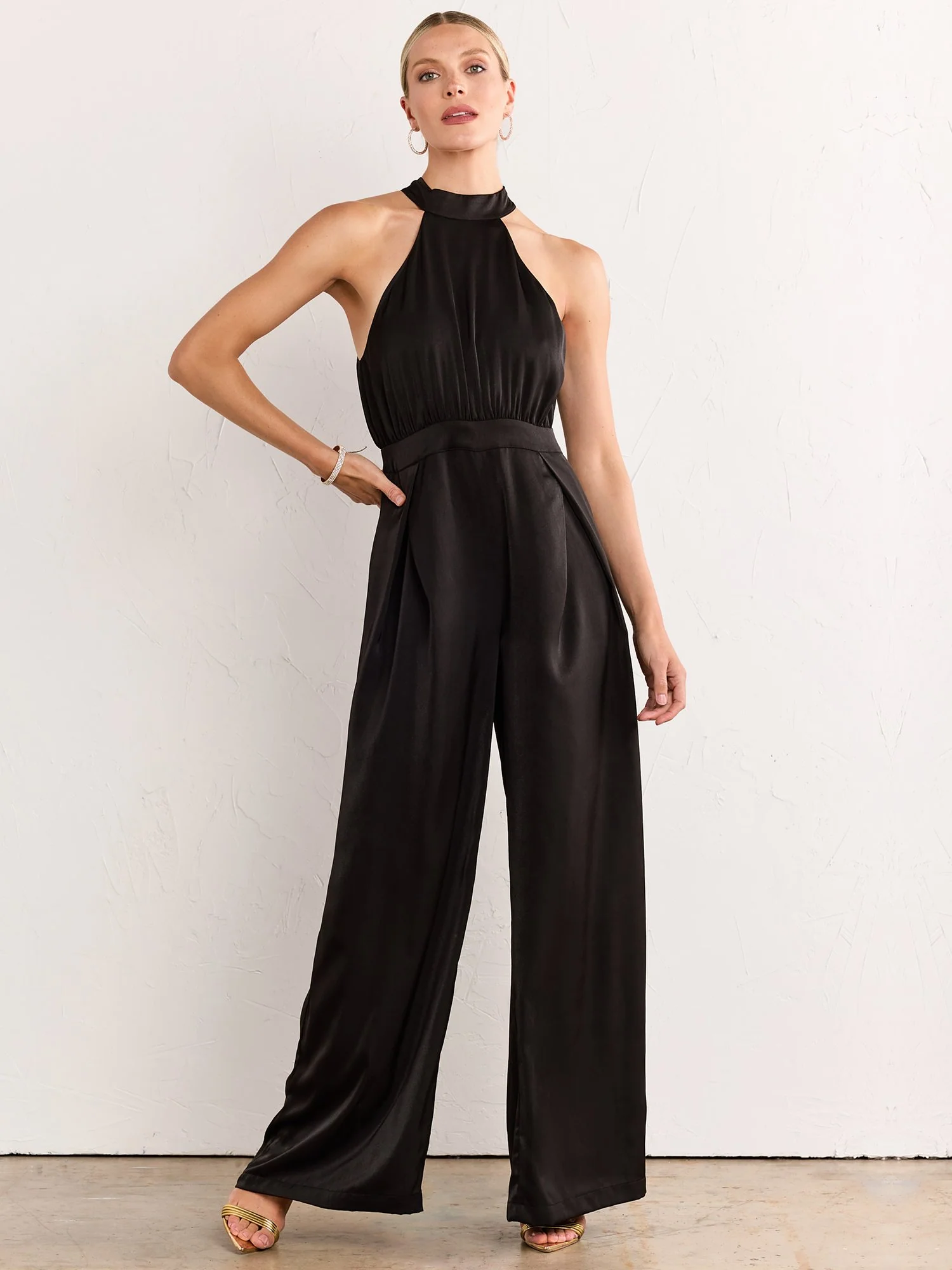 Do+Be Sleeveless Bow Back Wide Leg Jumpsuit - Brands We Love - Image 2