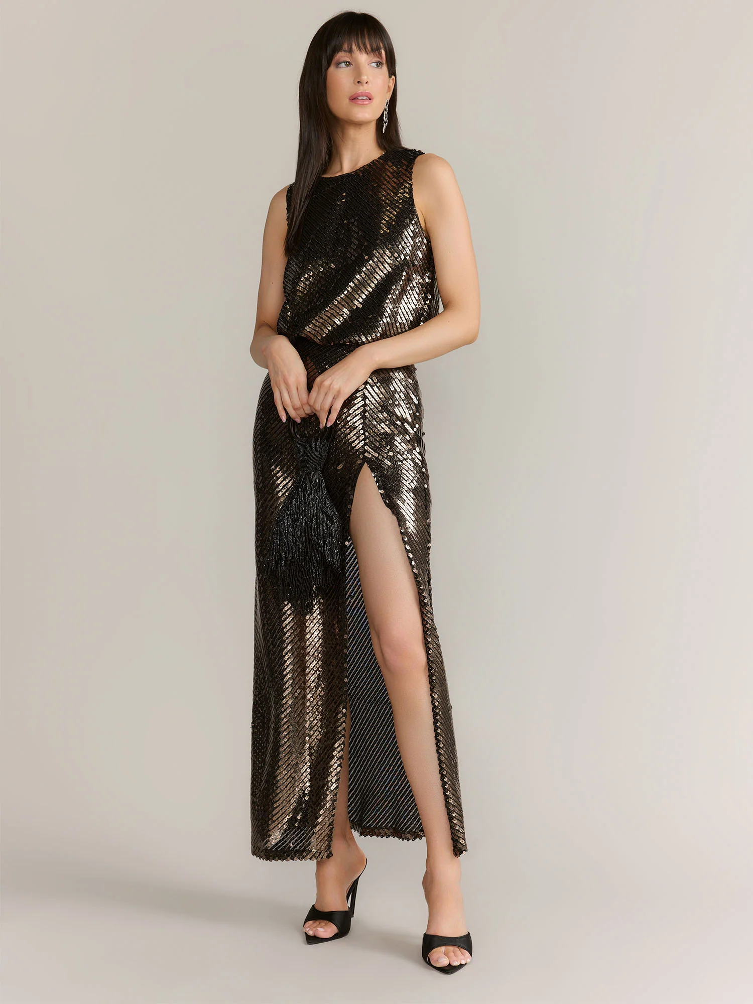 Mustard Seed Sleeveless Bubble Hem Sequin Top - Brands We Love - Image 2