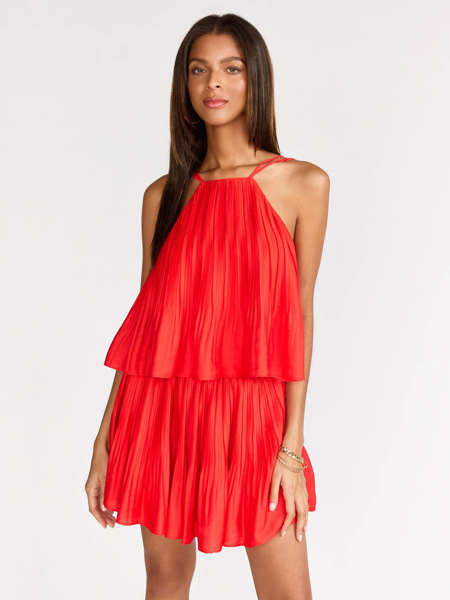Sleeveless Crushed Pleat Cami Top - Do+Be - Image 7