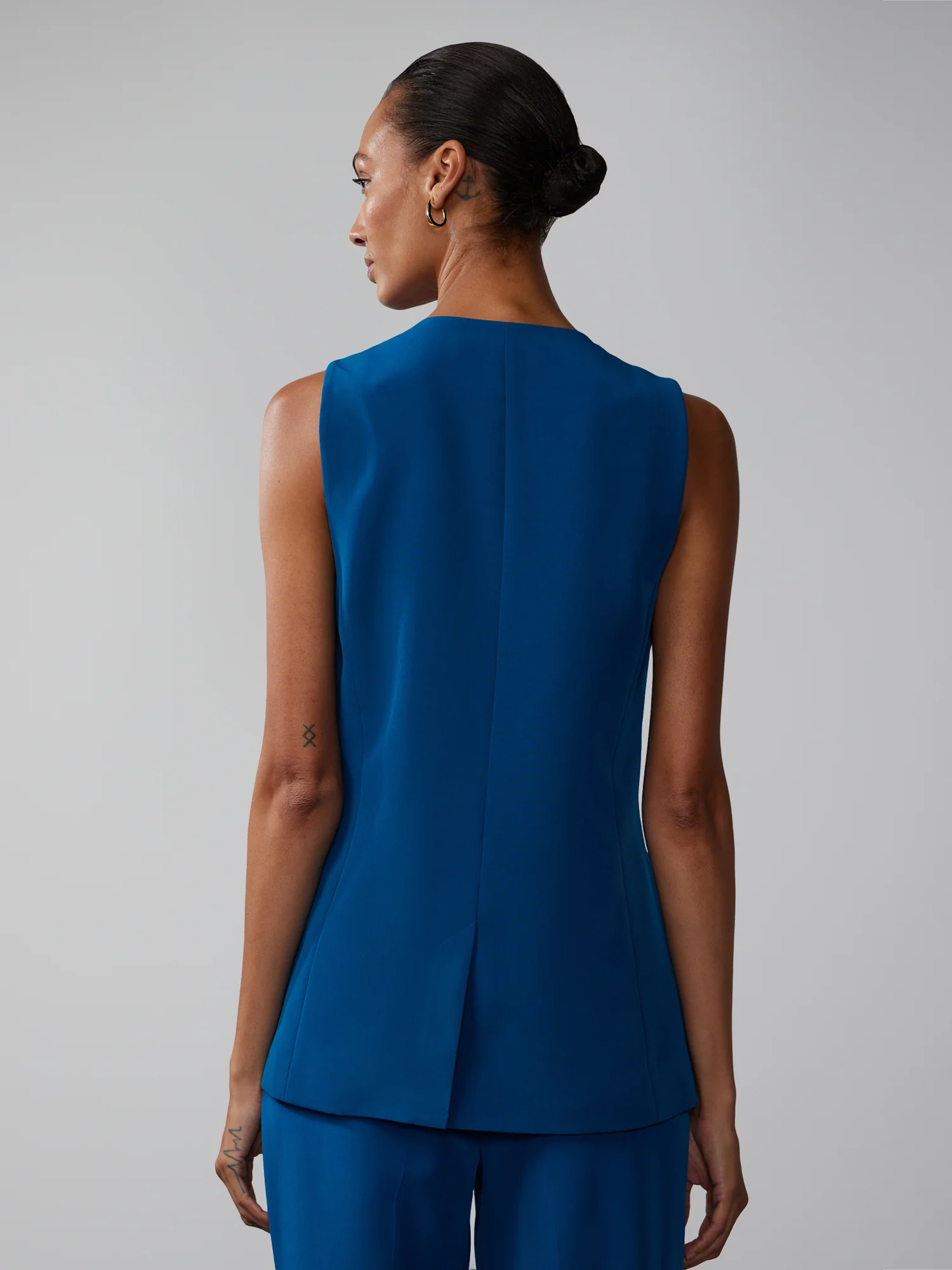 Sleeveless Double Breasted Vest - Image 2