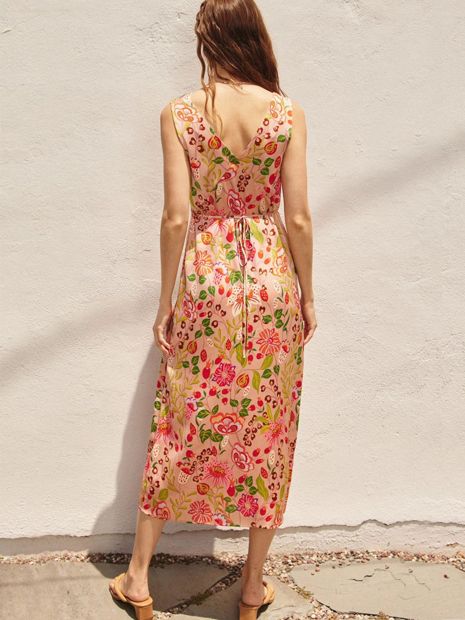 Dress Forum Sleeveless Floral Print Slip Dress - Brands We Love - Image 4