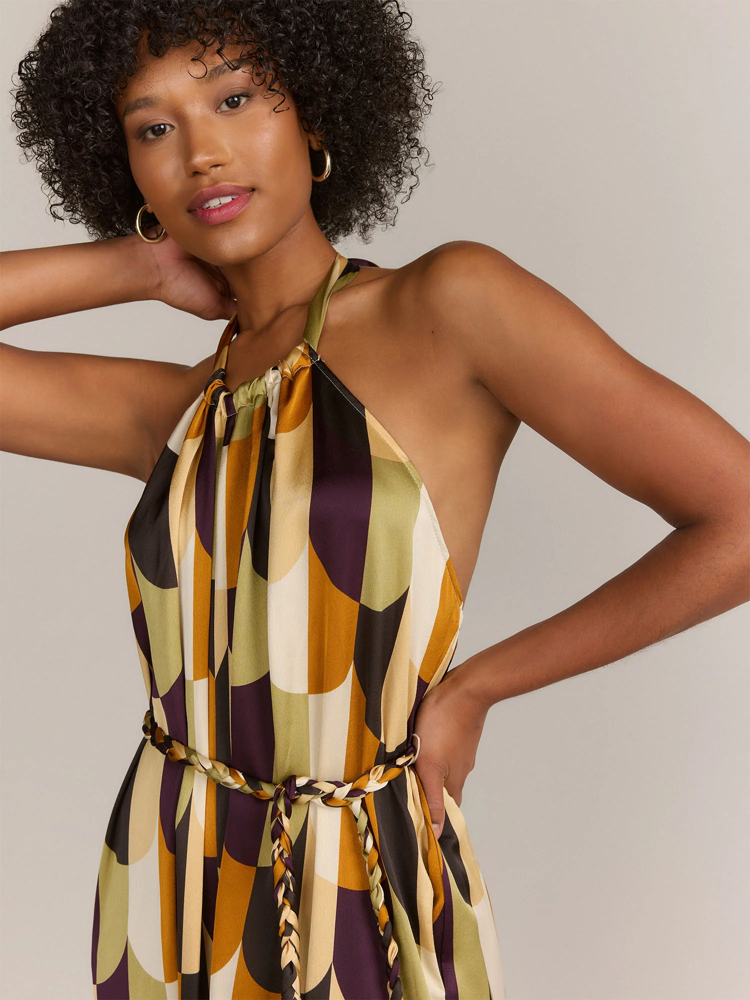 Aakaa Sleeveless Halter Neck Backless Jumpsuit - Brands We Love - Image 4