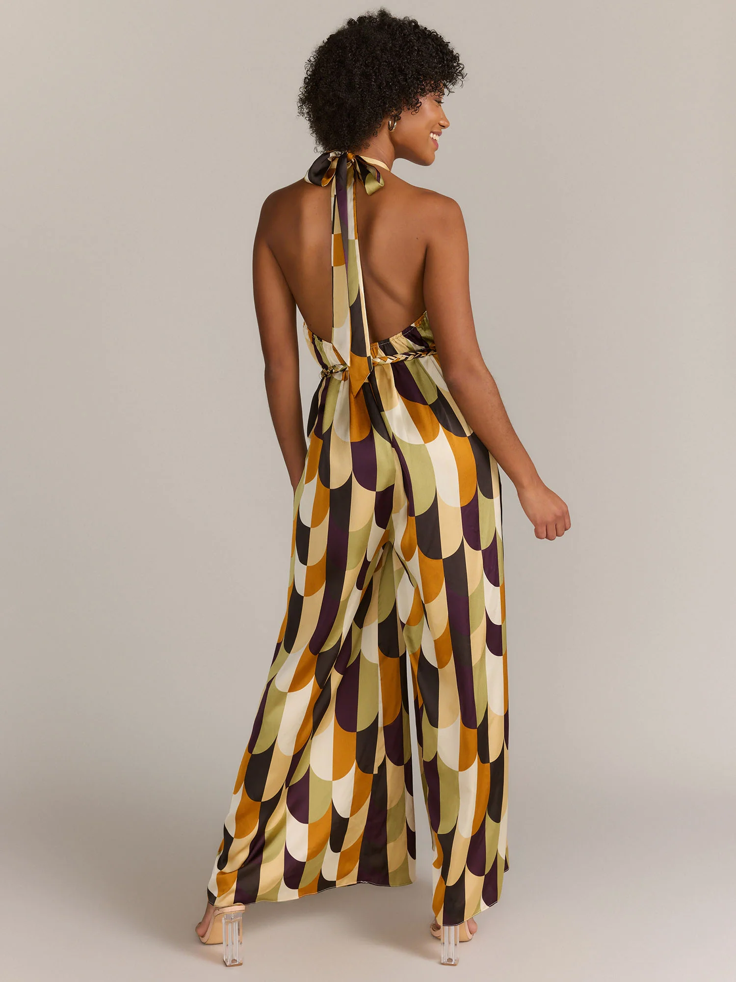 Aakaa Sleeveless Halter Neck Backless Jumpsuit - Brands We Love - Image 5