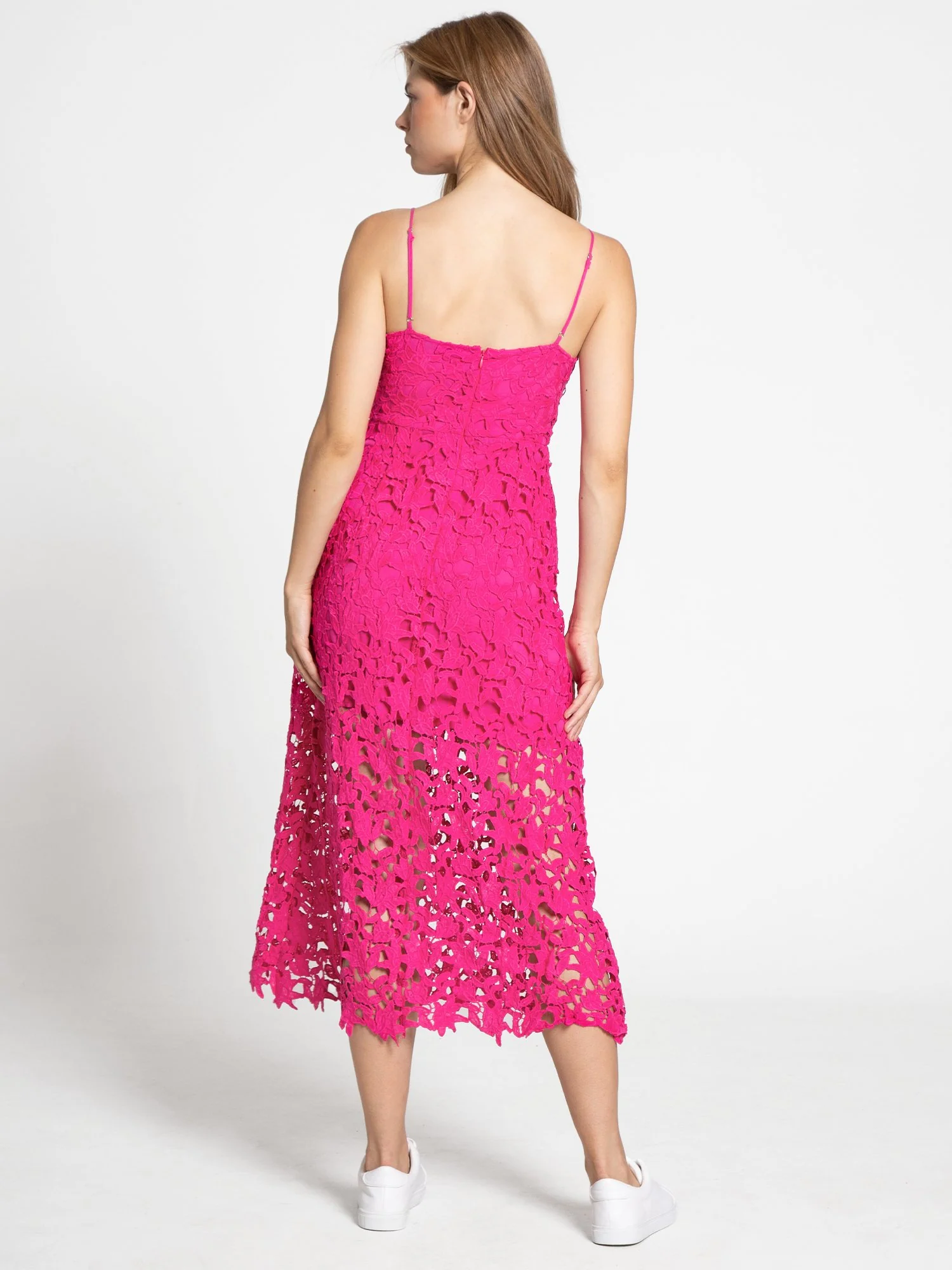 Endless Rose Sleeveless Lace Flare Midi Dress - Brands We Love - Image 5