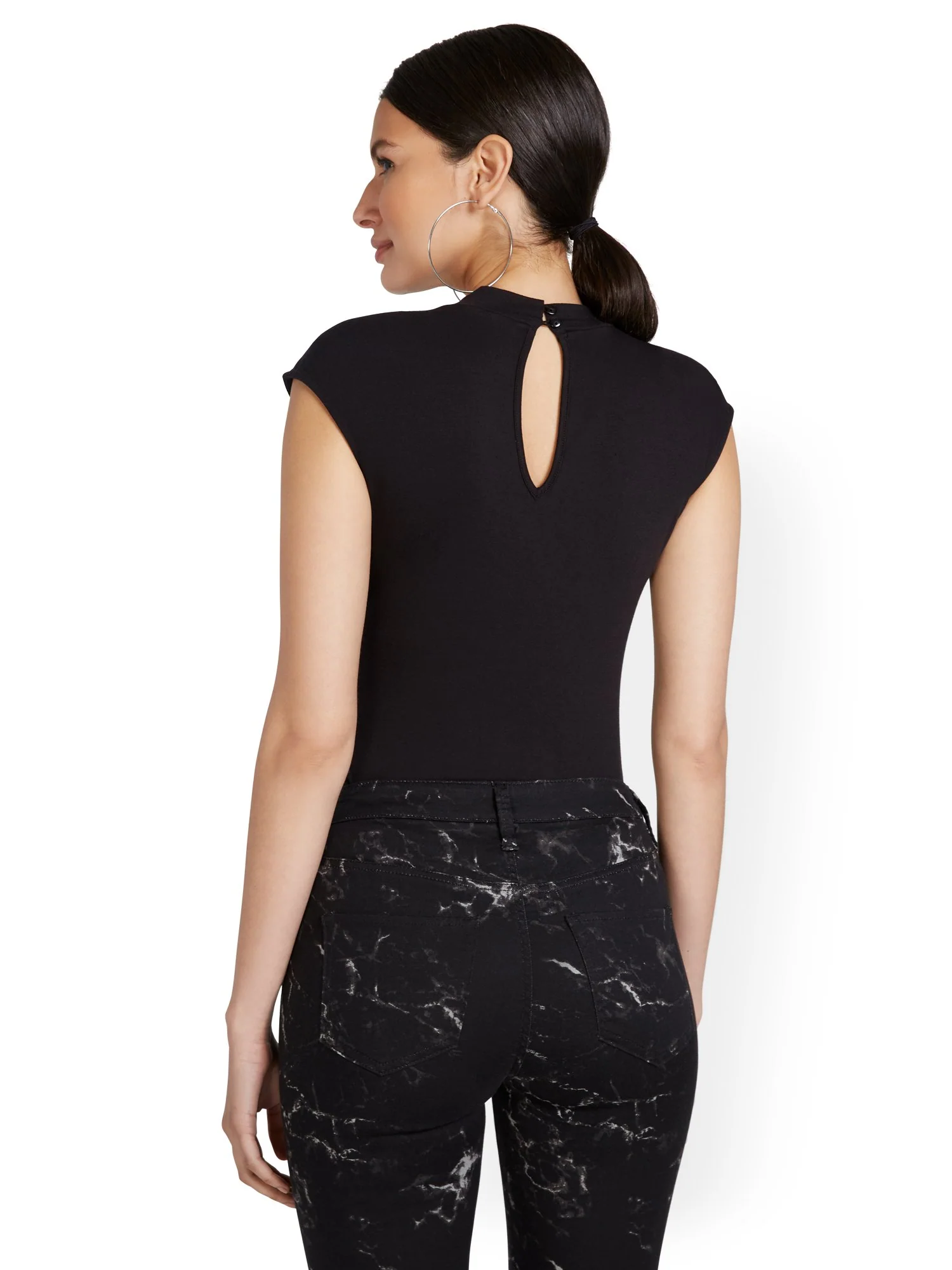 Sleeveless Muscle Bodysuit - Image 3