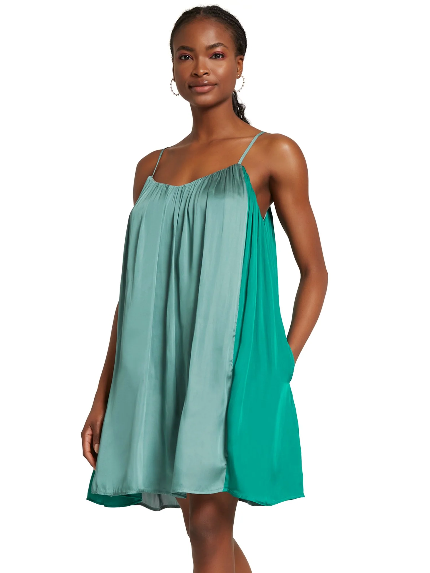 Strut & Bolt Sleeveless Satin Swing Dress - Brands We Love - Image 10