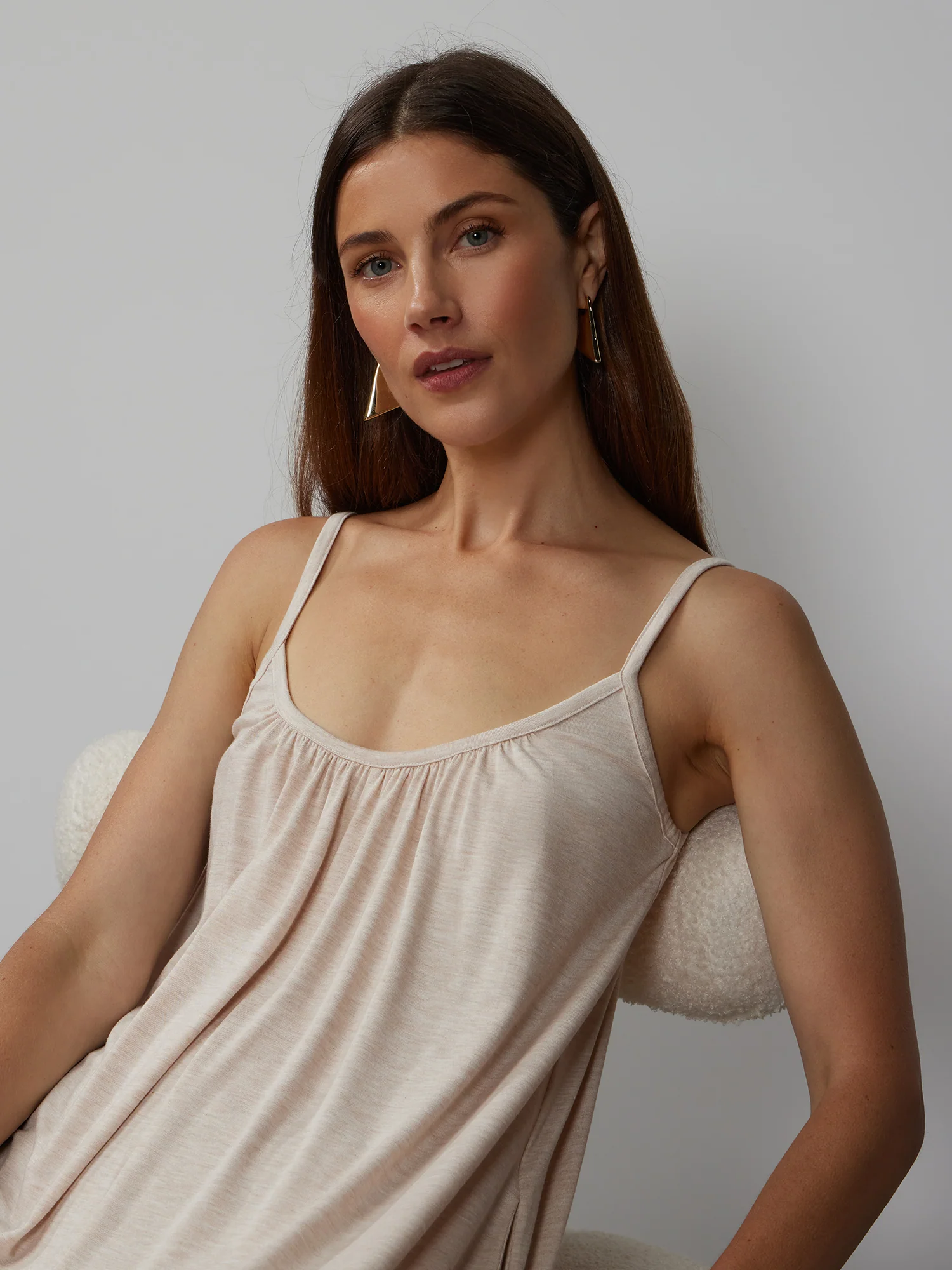 Scoop Neck Wide Leg Lounge Jumpsuit - Image 4