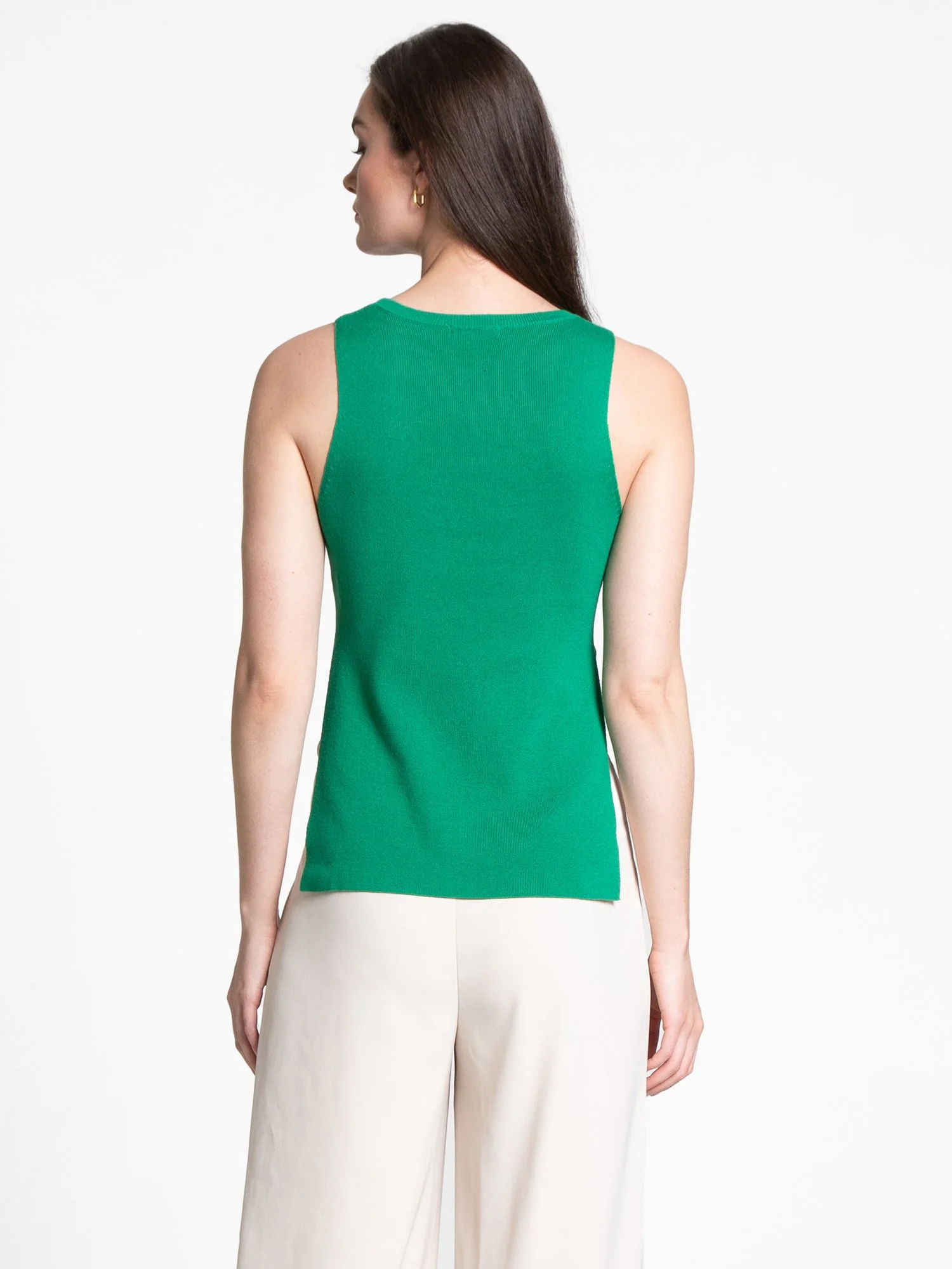 Sleeveless Sweater Tank Top - Crescent - Image 9