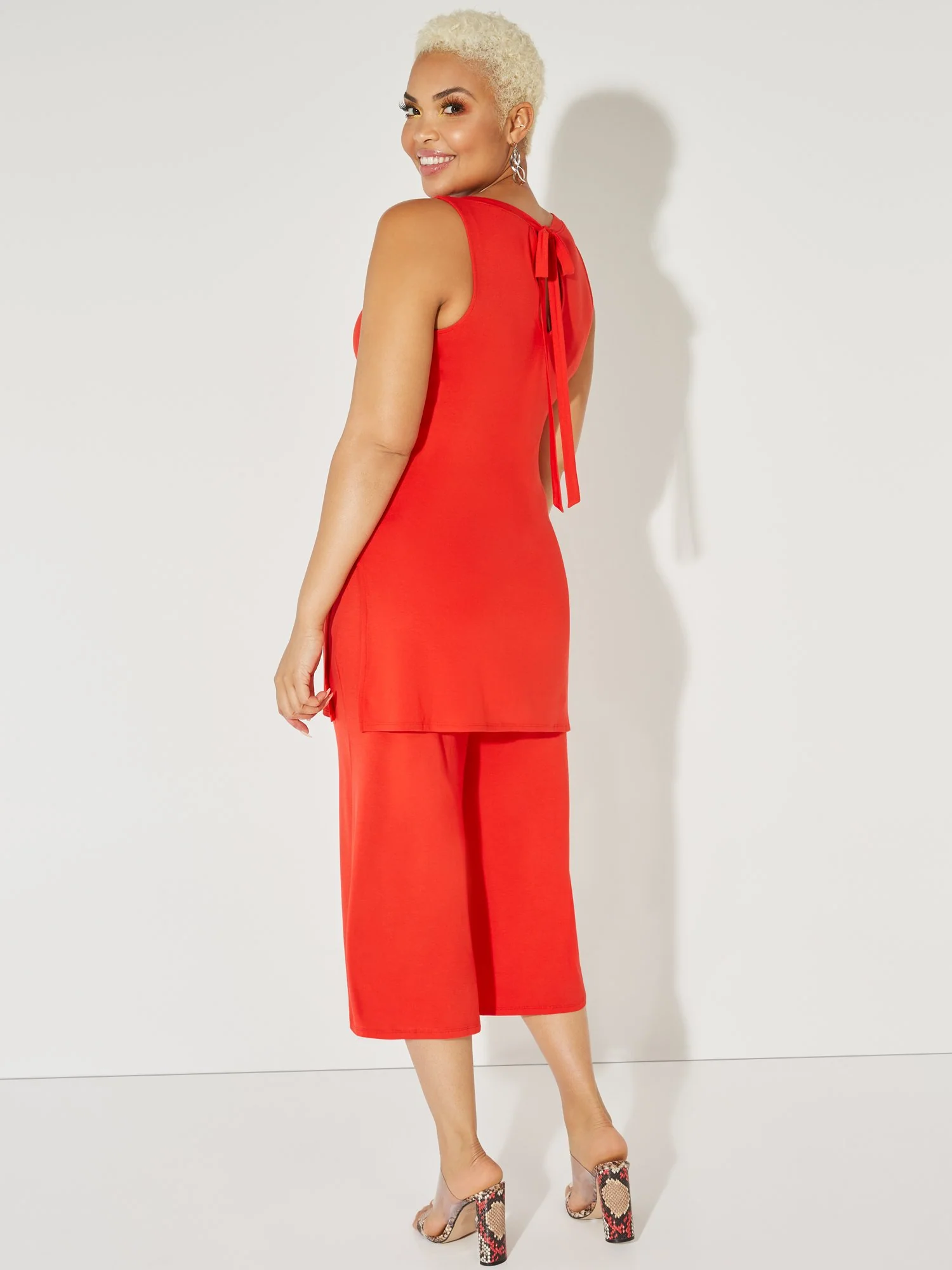 Sleeveless Tie-Back Top - NY&C Style System - Image 11