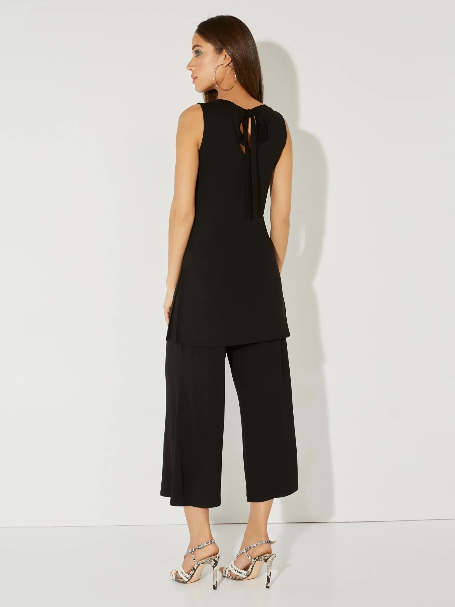 Sleeveless Tie-Back Top - NY&C Style System - Image 3