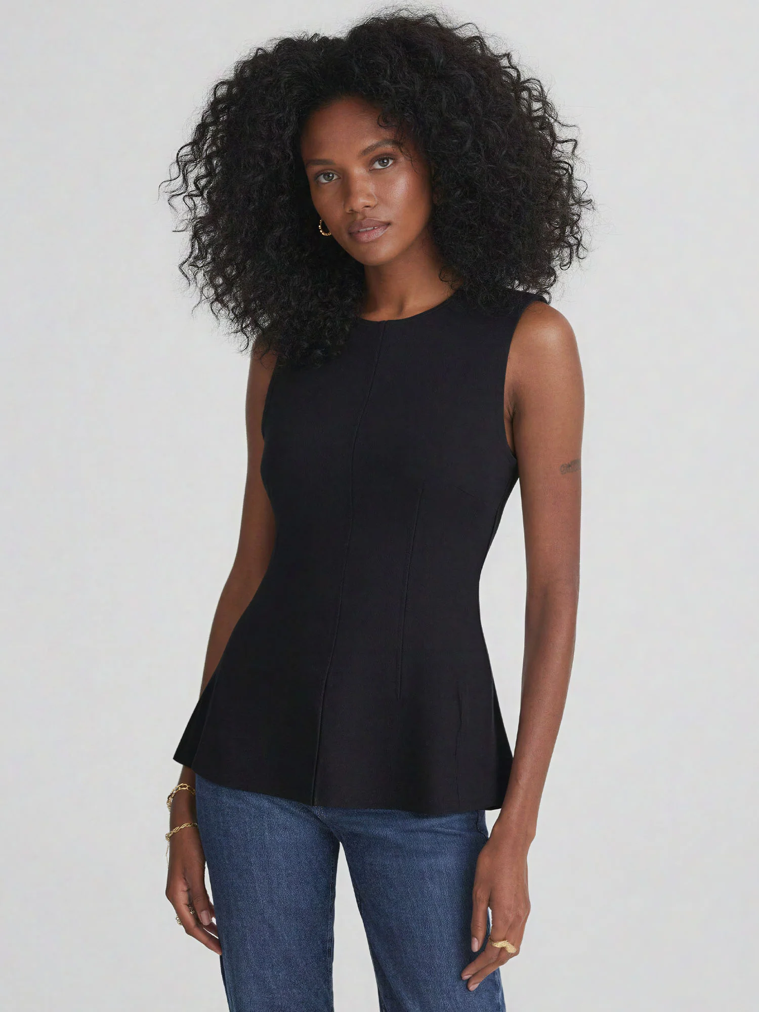 Sleeveless Hourglass Top