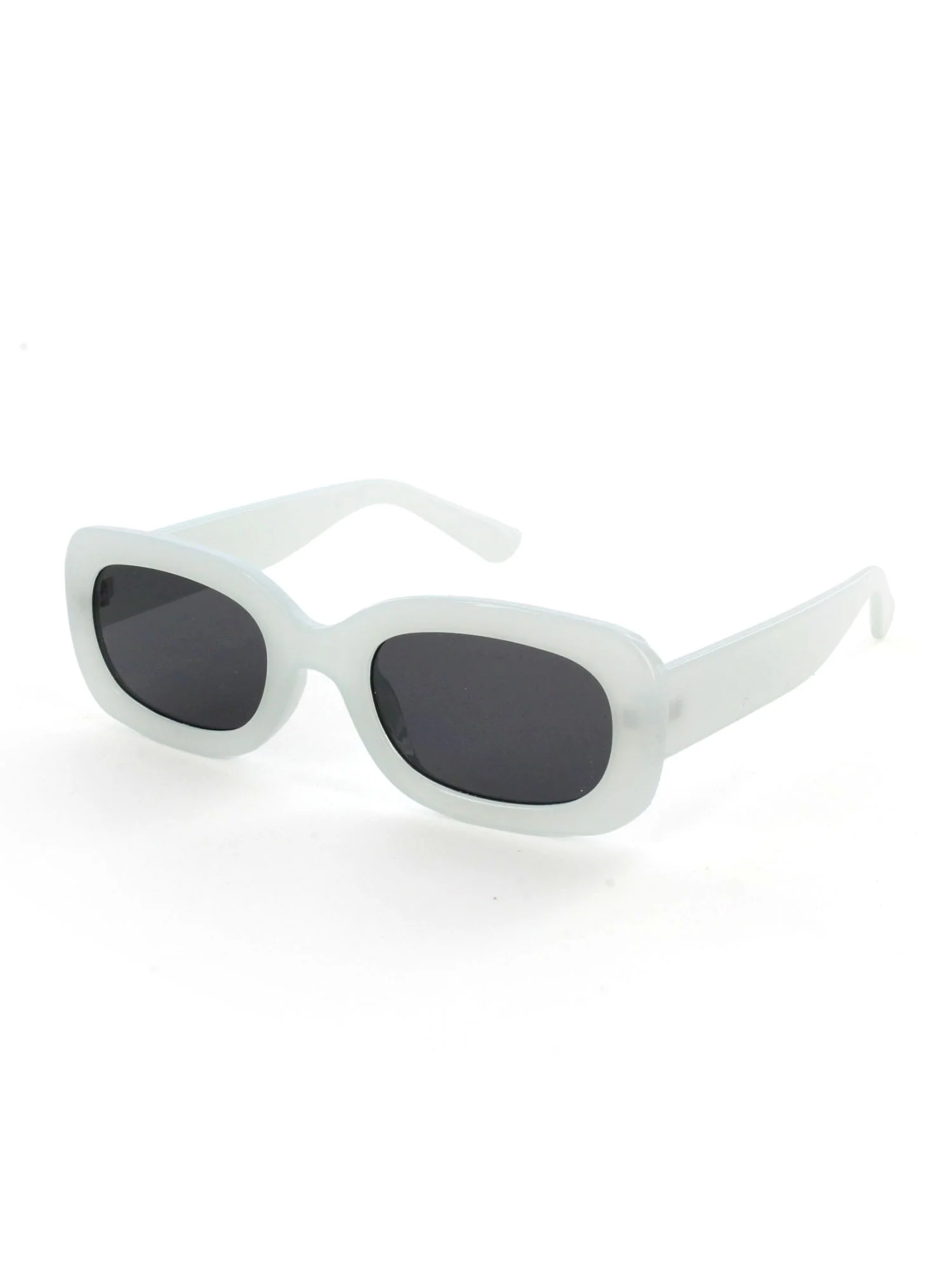 Slim Retro Rectangular Sunglasses