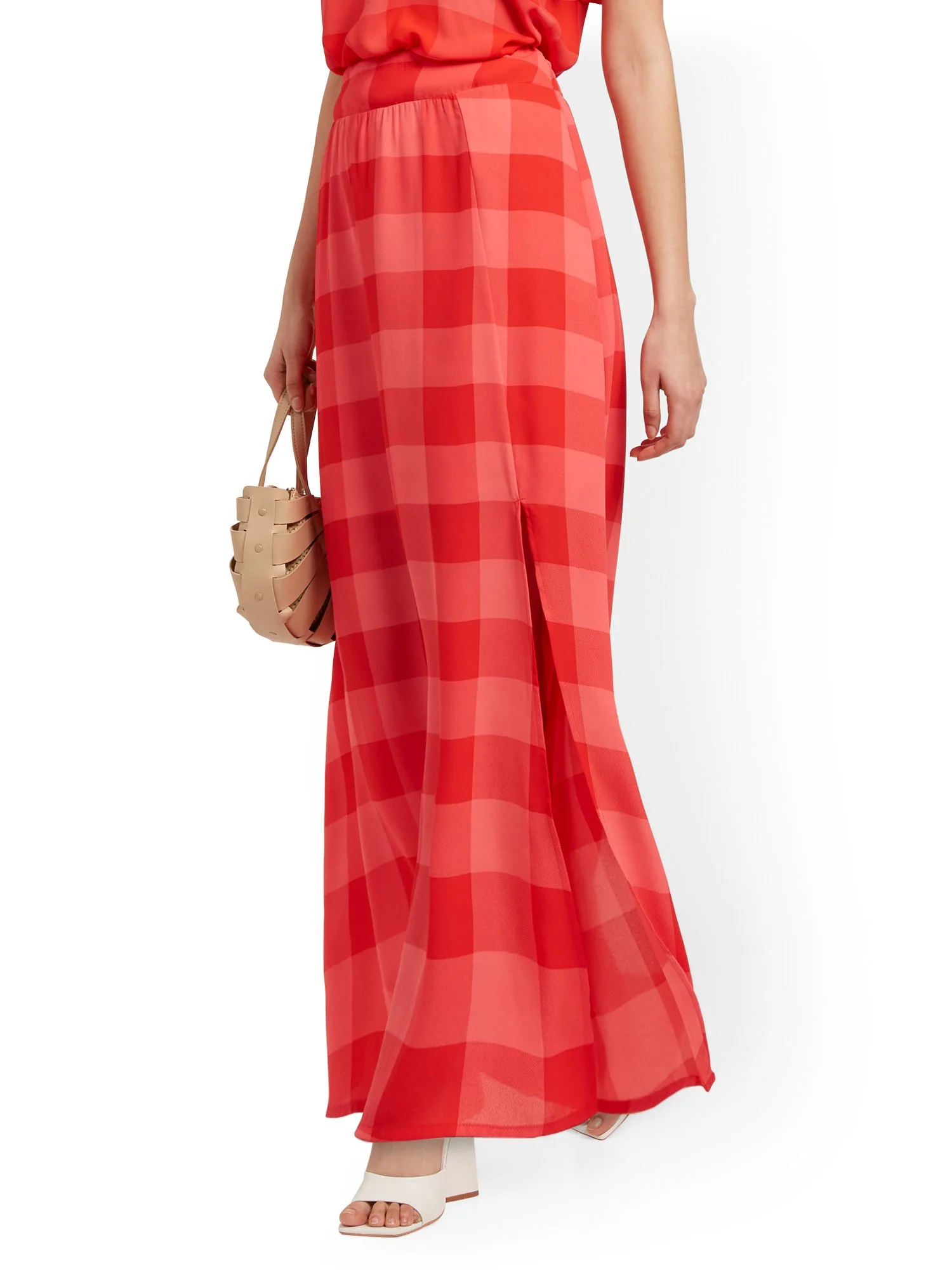 Slit-Front Maxi Skirt - Image 2