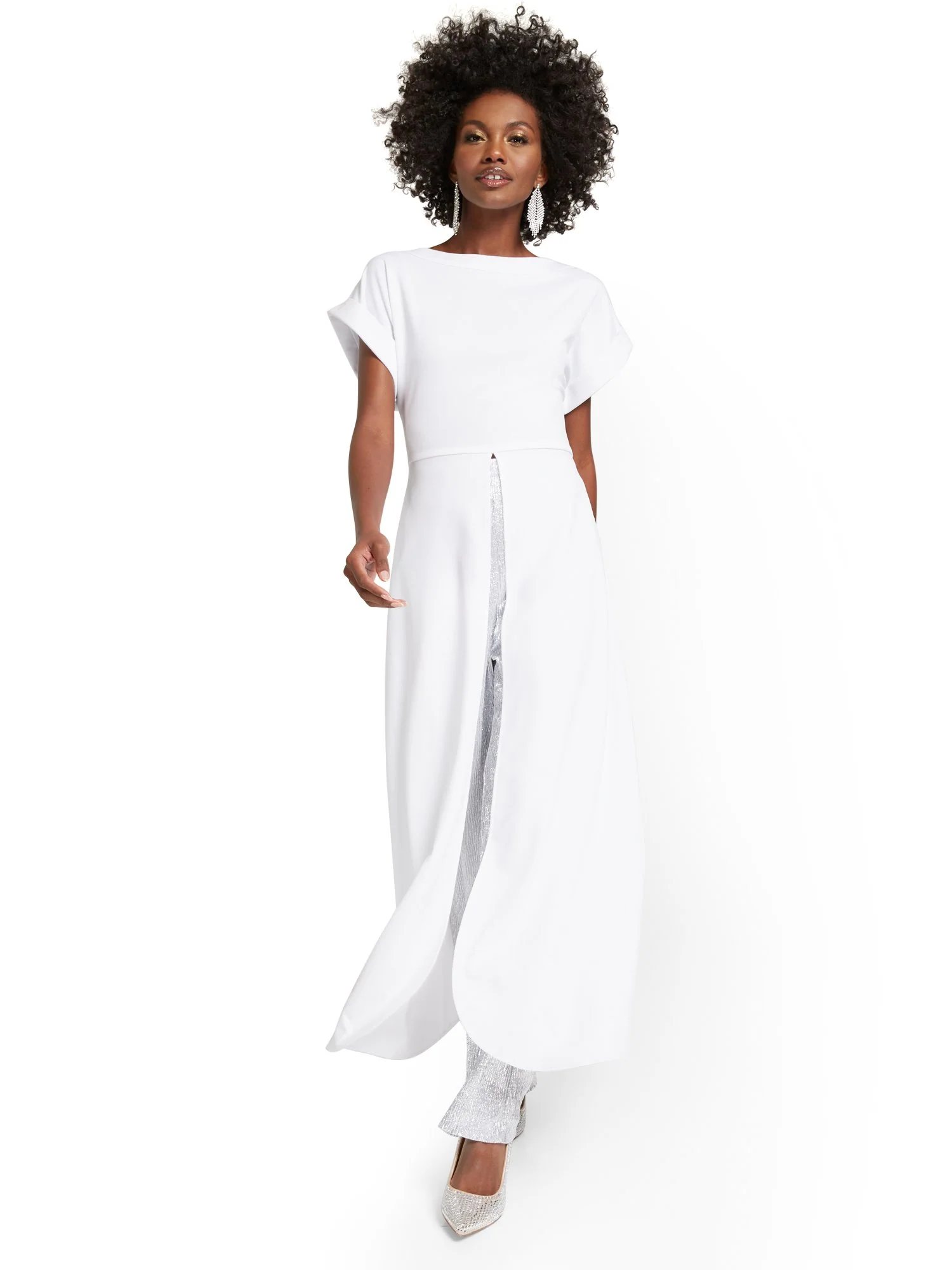 Slit-Front Maxi Top - Image 3