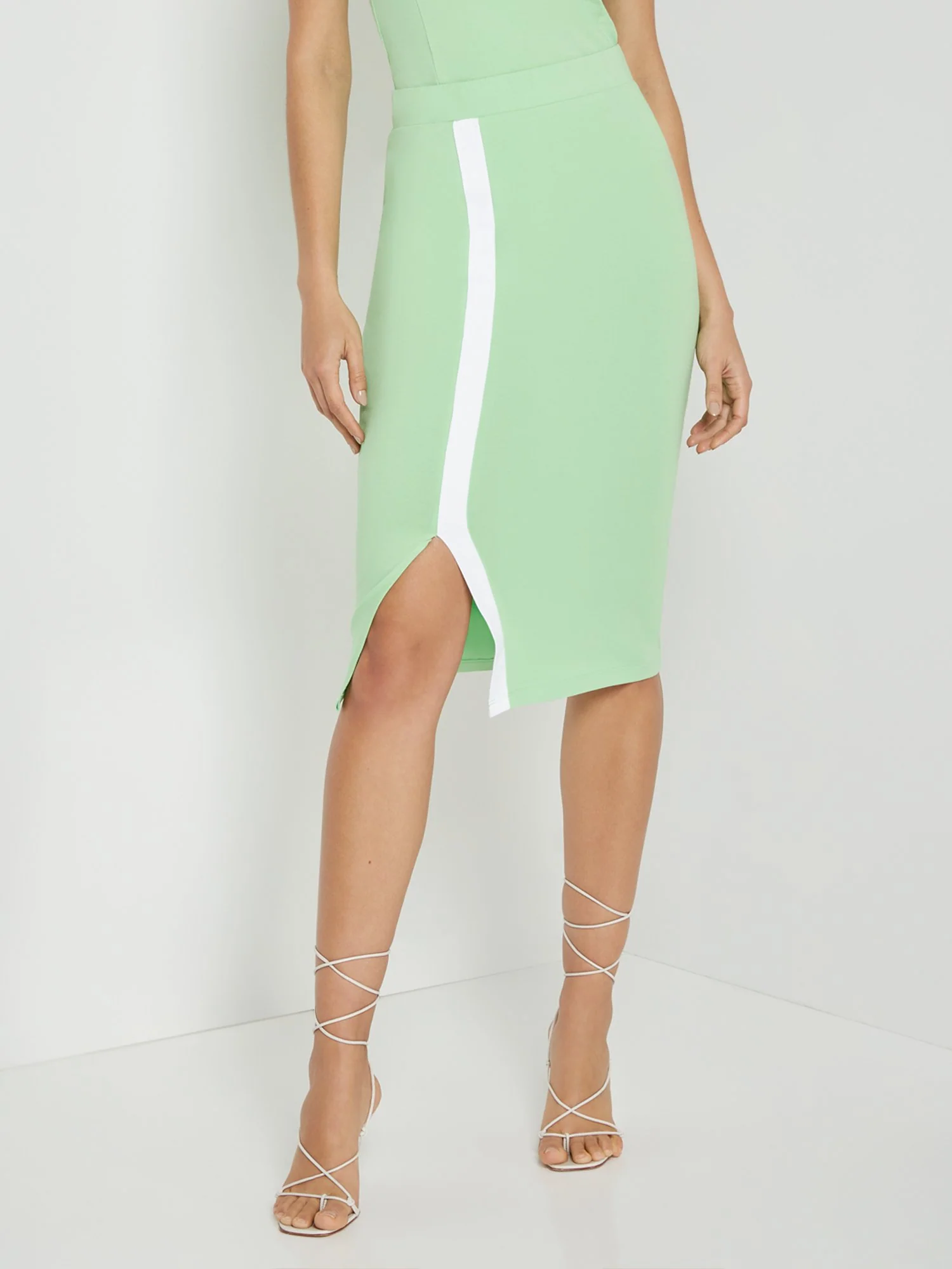 Slit-Front Pencil Skirt - Everyday Collection - Image 2