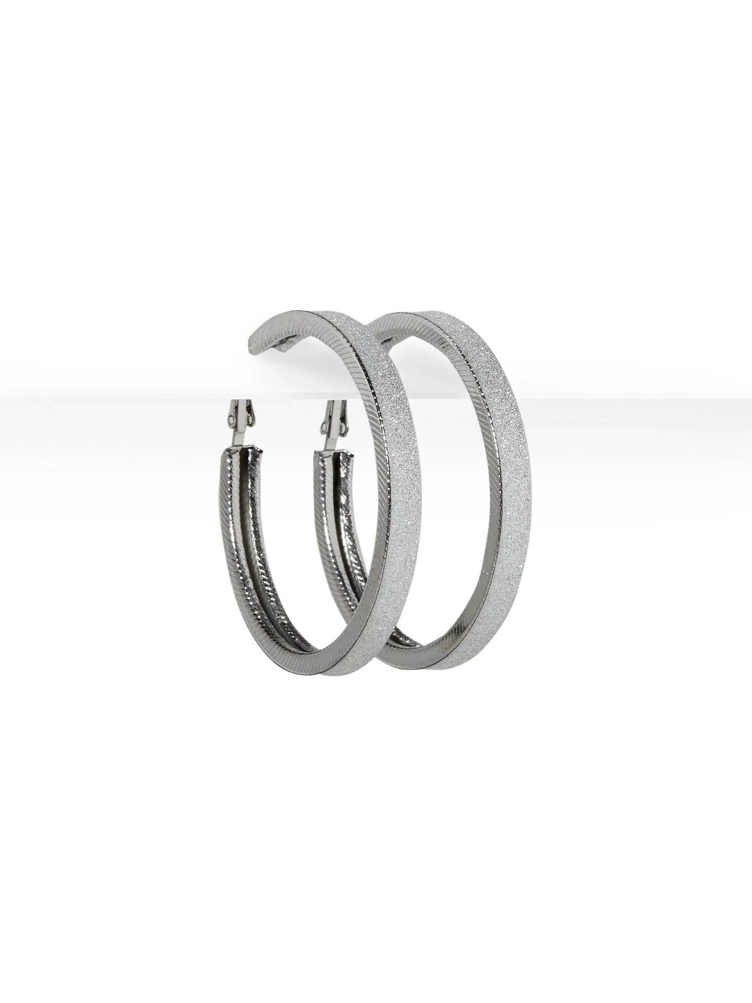 Small Shimmer Hoop Earring