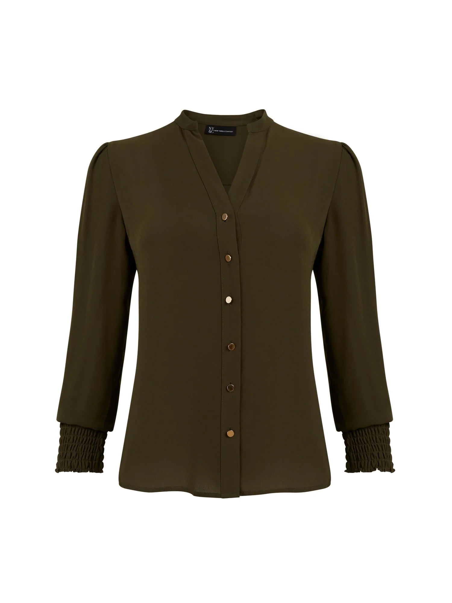 Smocked-Sleeve Shirt - Image 5