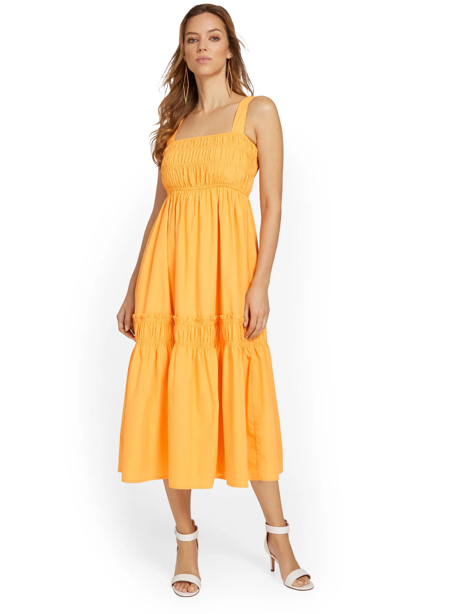Fore Collection Smocked Tiered Midi Dress - Brands We Love - Image 2
