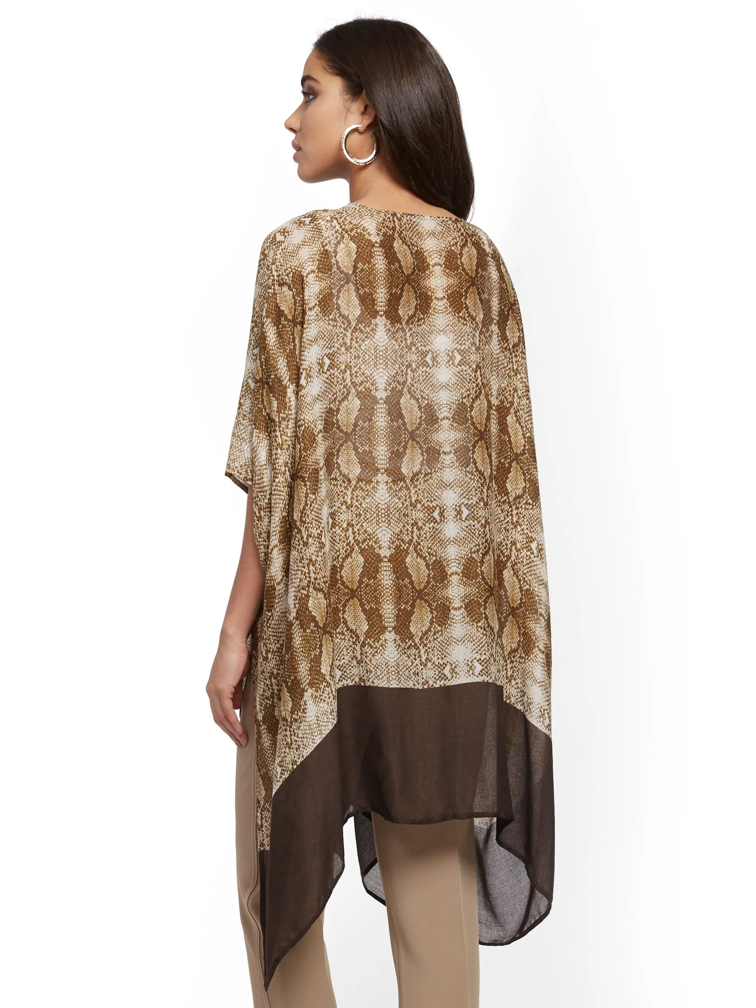 Snake-Print Kimono - Image 3