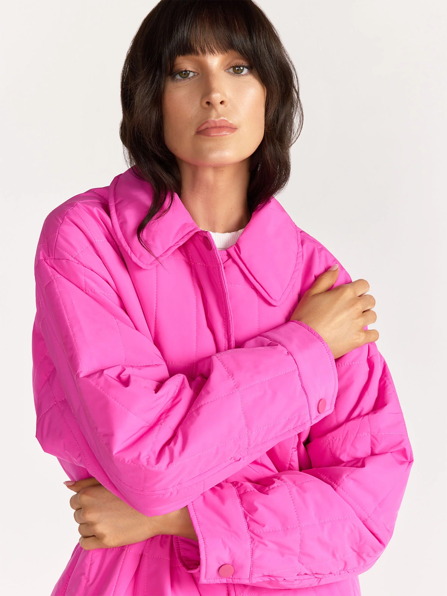Sans Souci Snap Front Puffer Coat - Brands We Love - Image 2