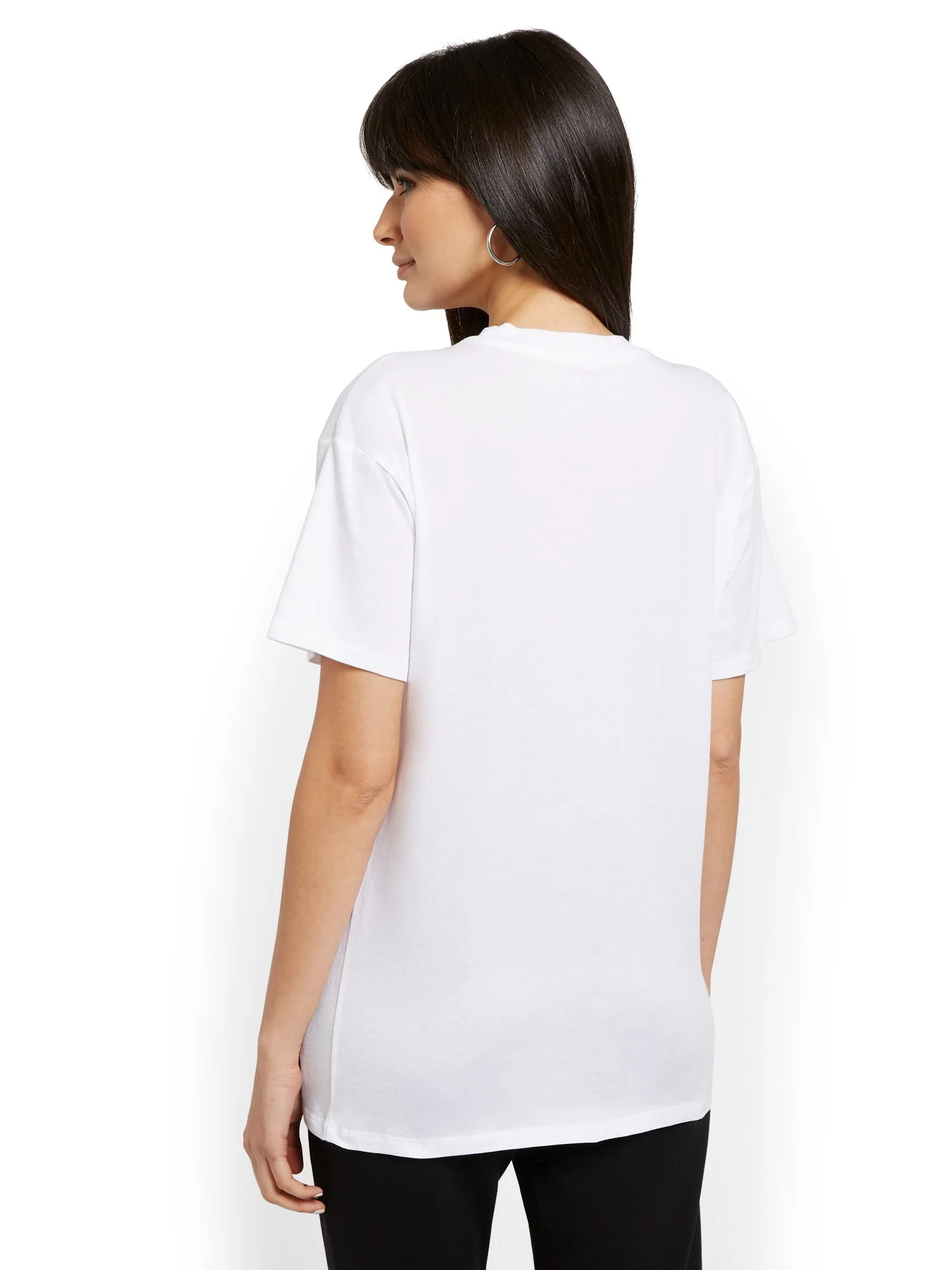 Social Distancing Oversized Graphic Tee - Image 3