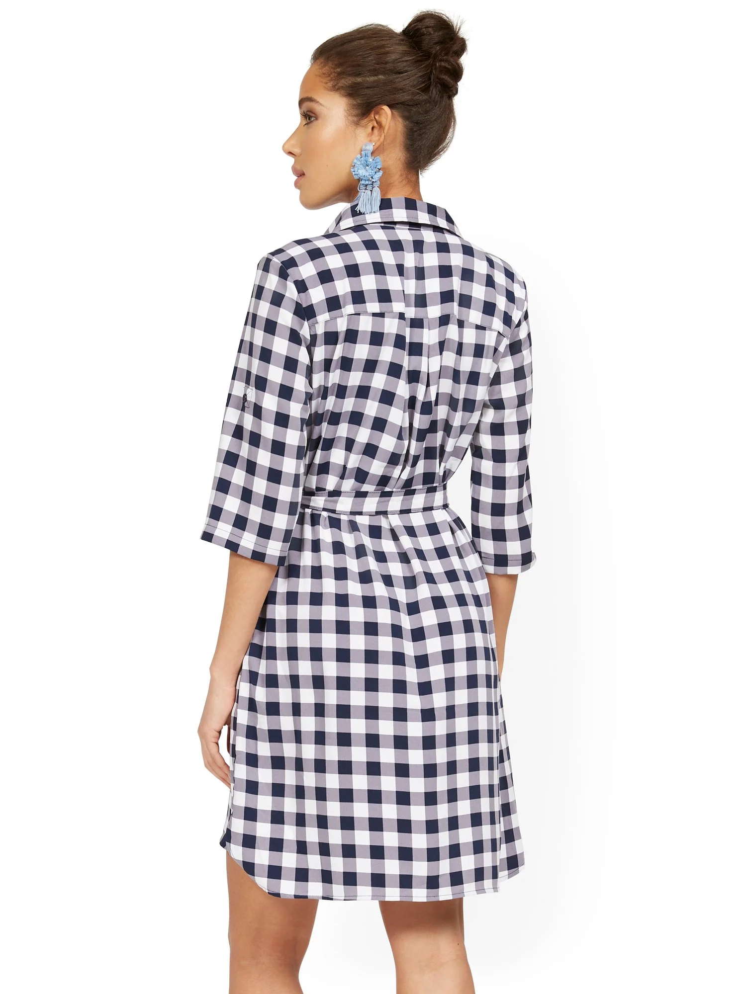 Soft Tie-Front Shirtdress - Image 3