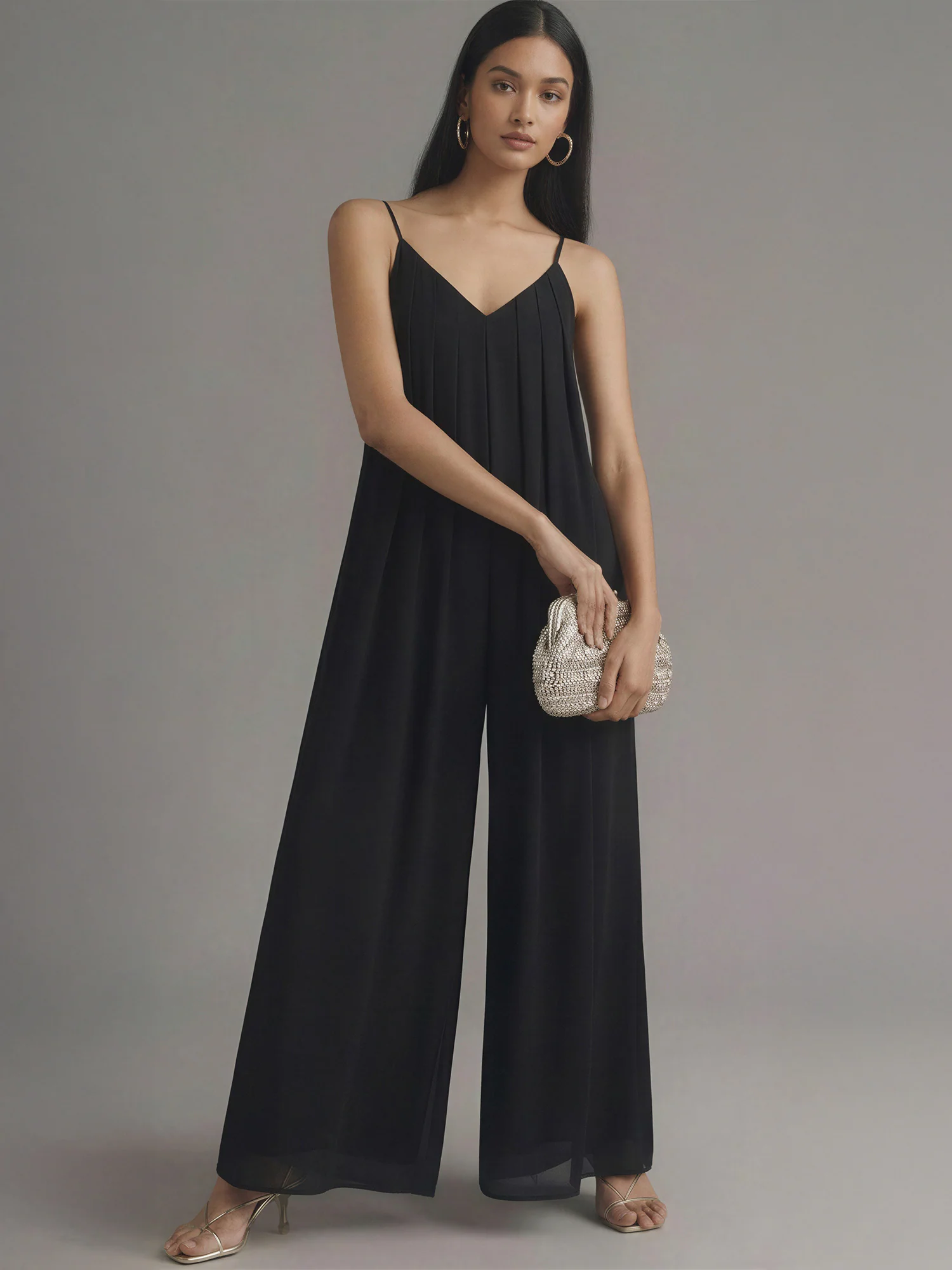 Sleeveless Wide Leg Jumpsuit