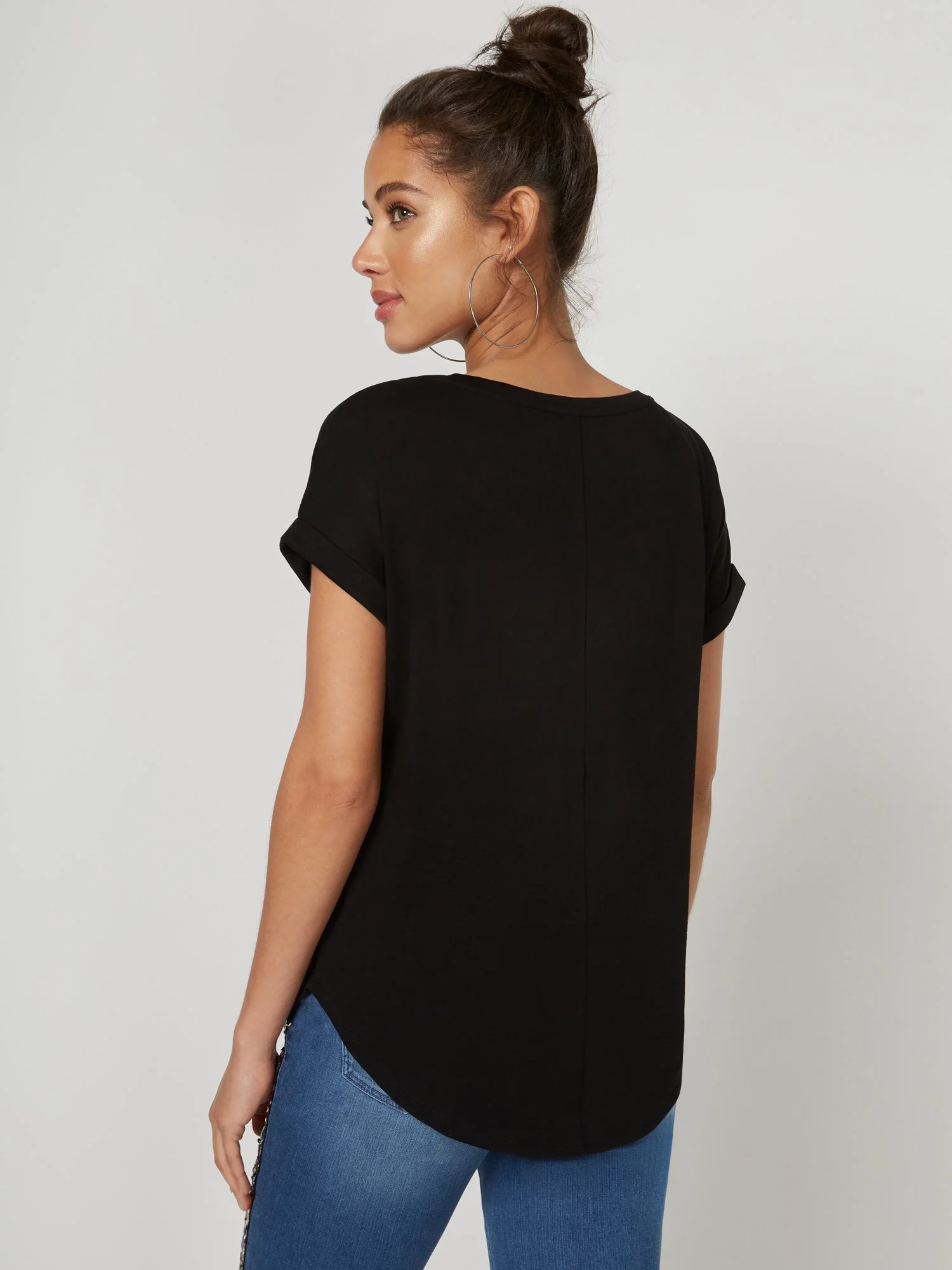 Sparkle Sequin Graphic Tee - Image 3