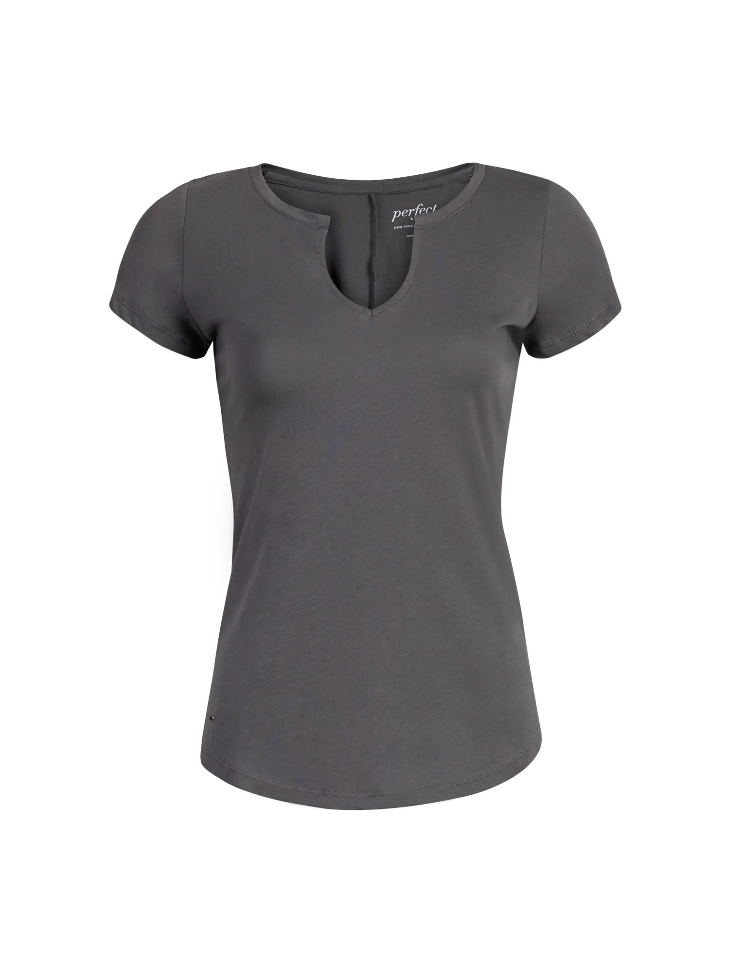 Split-Neck Perfect Tee - Image 15