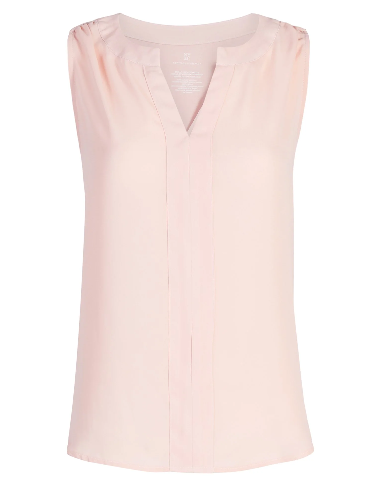 Split-Neck Sleeveless Top - Image 14